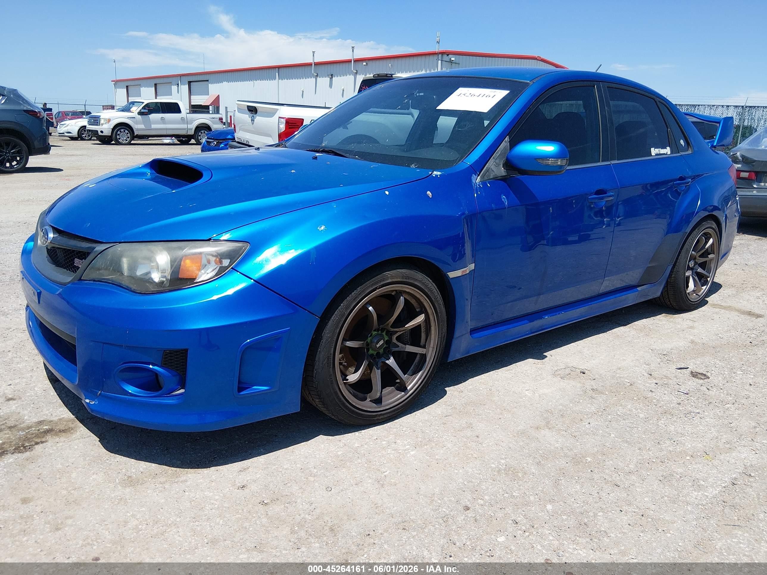 2011 Subaru Impreza Wrx Sti   Blue vin: JF1GV8J68BL518043