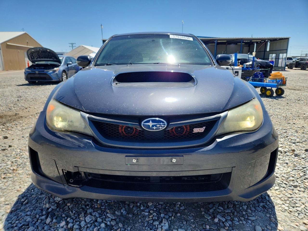 2011 Subaru Impreza Wrx Sti Gray vin: JF1GV8J68BL520407