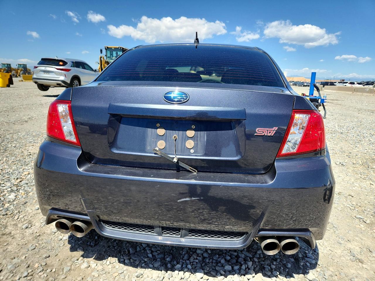 2011 Subaru Impreza Wrx Sti Gray vin: JF1GV8J68BL520407