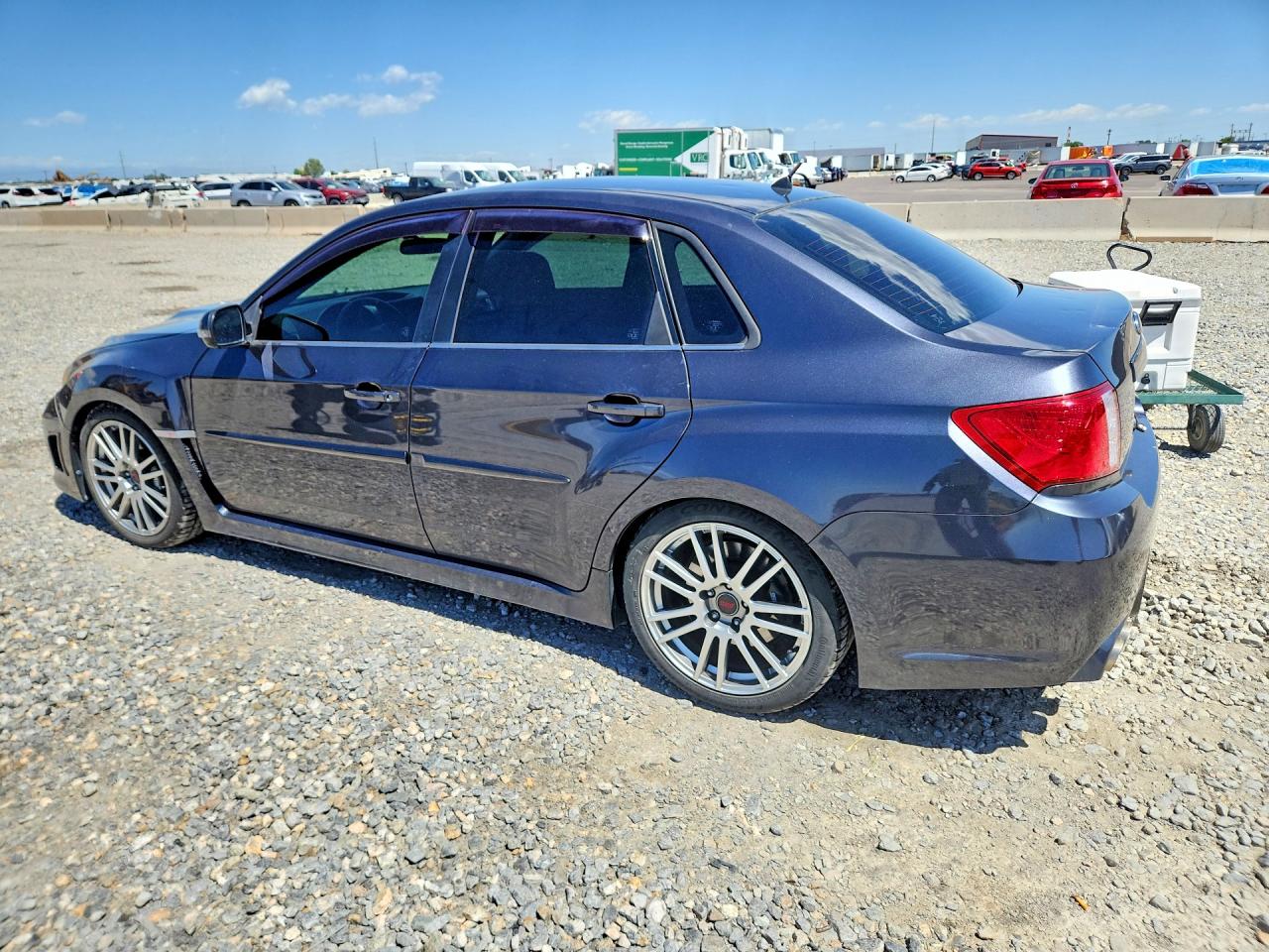 2011 Subaru Impreza Wrx Sti Gray vin: JF1GV8J68BL520407