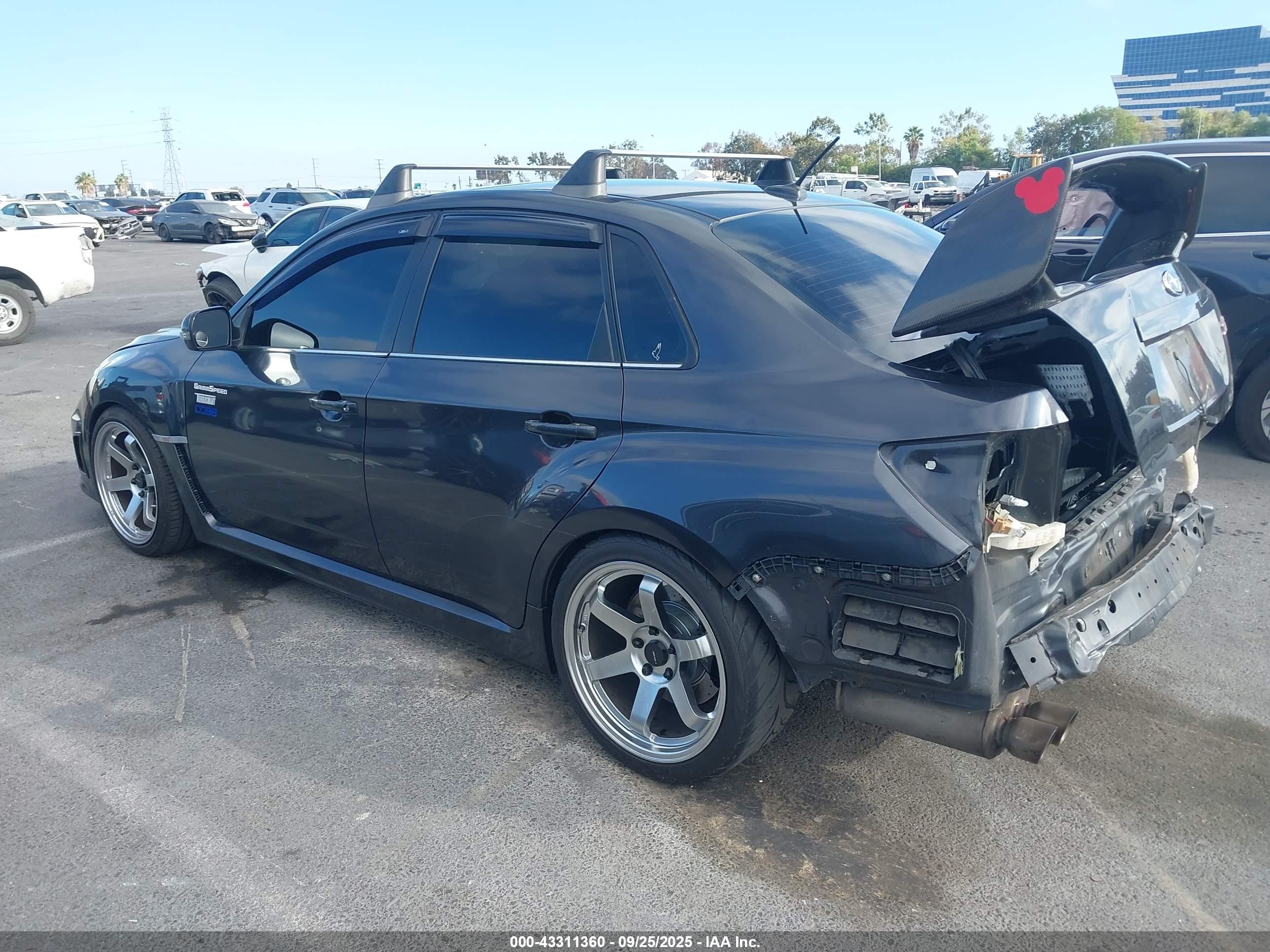 2012 Subaru Impreza Wrx Sti   Black vin: JF1GV8J68CL002623