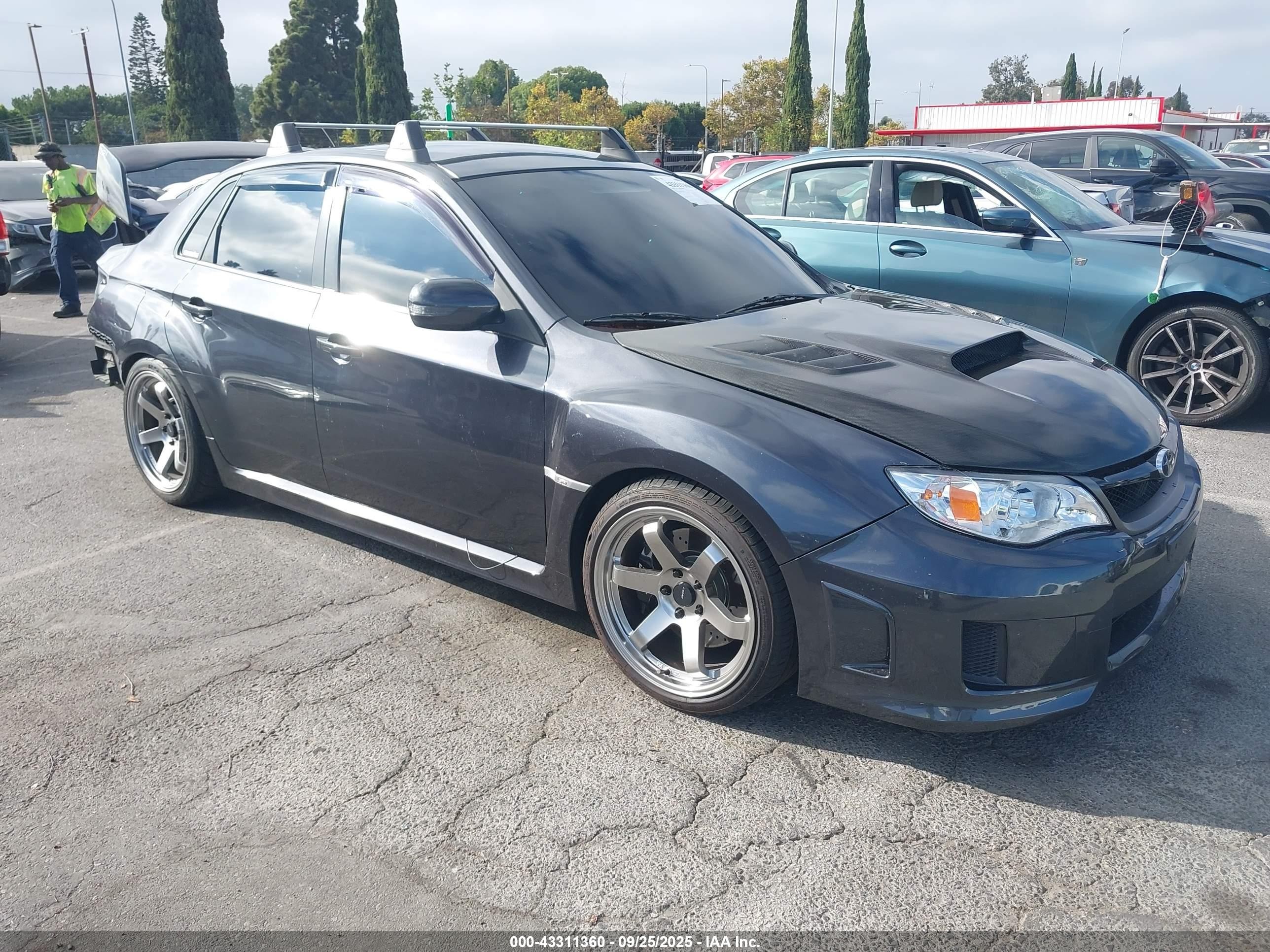 2012 Subaru Impreza Wrx Sti   Black vin: JF1GV8J68CL002623
