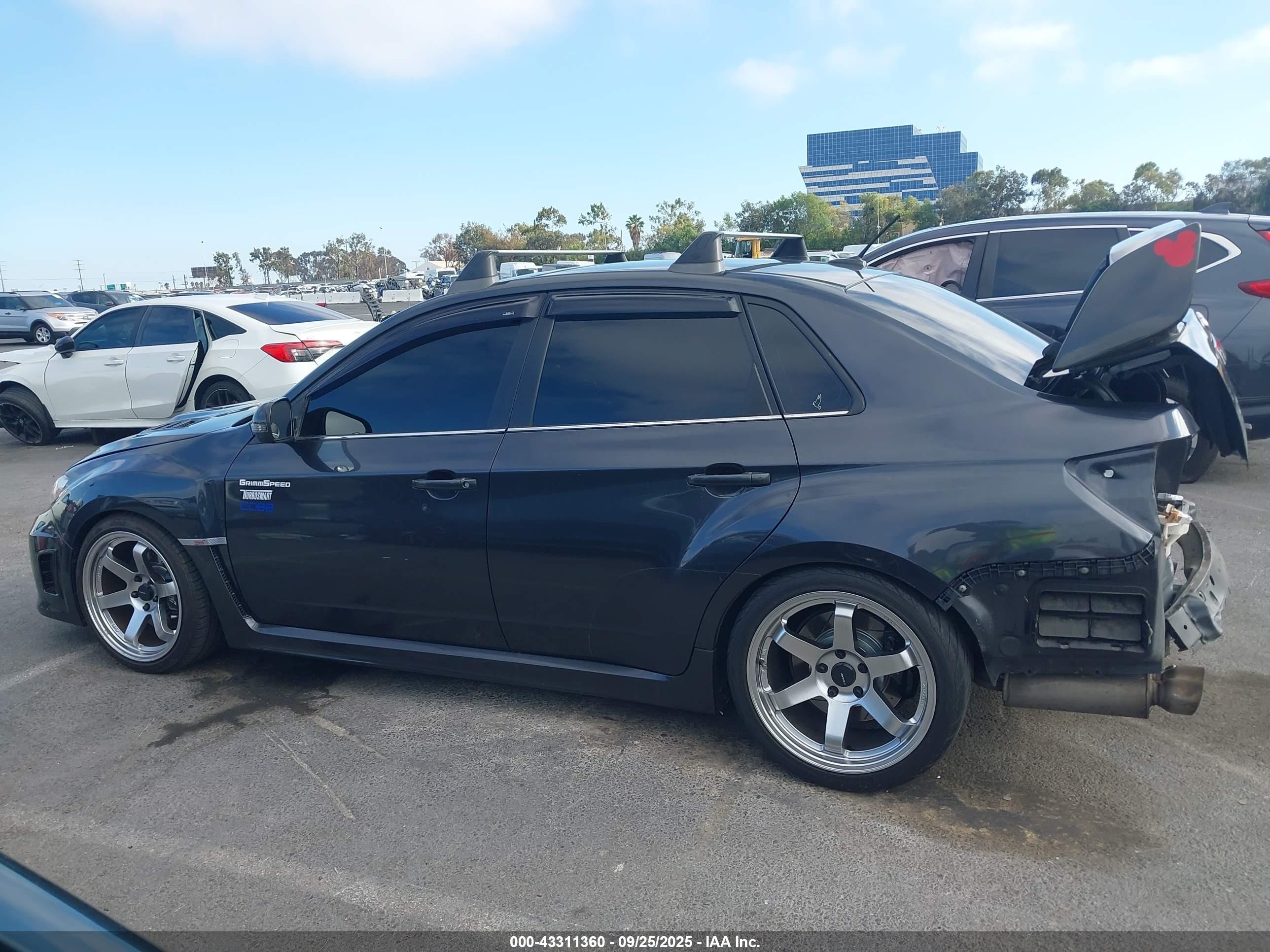 2012 Subaru Impreza Wrx Sti   Black vin: JF1GV8J68CL002623