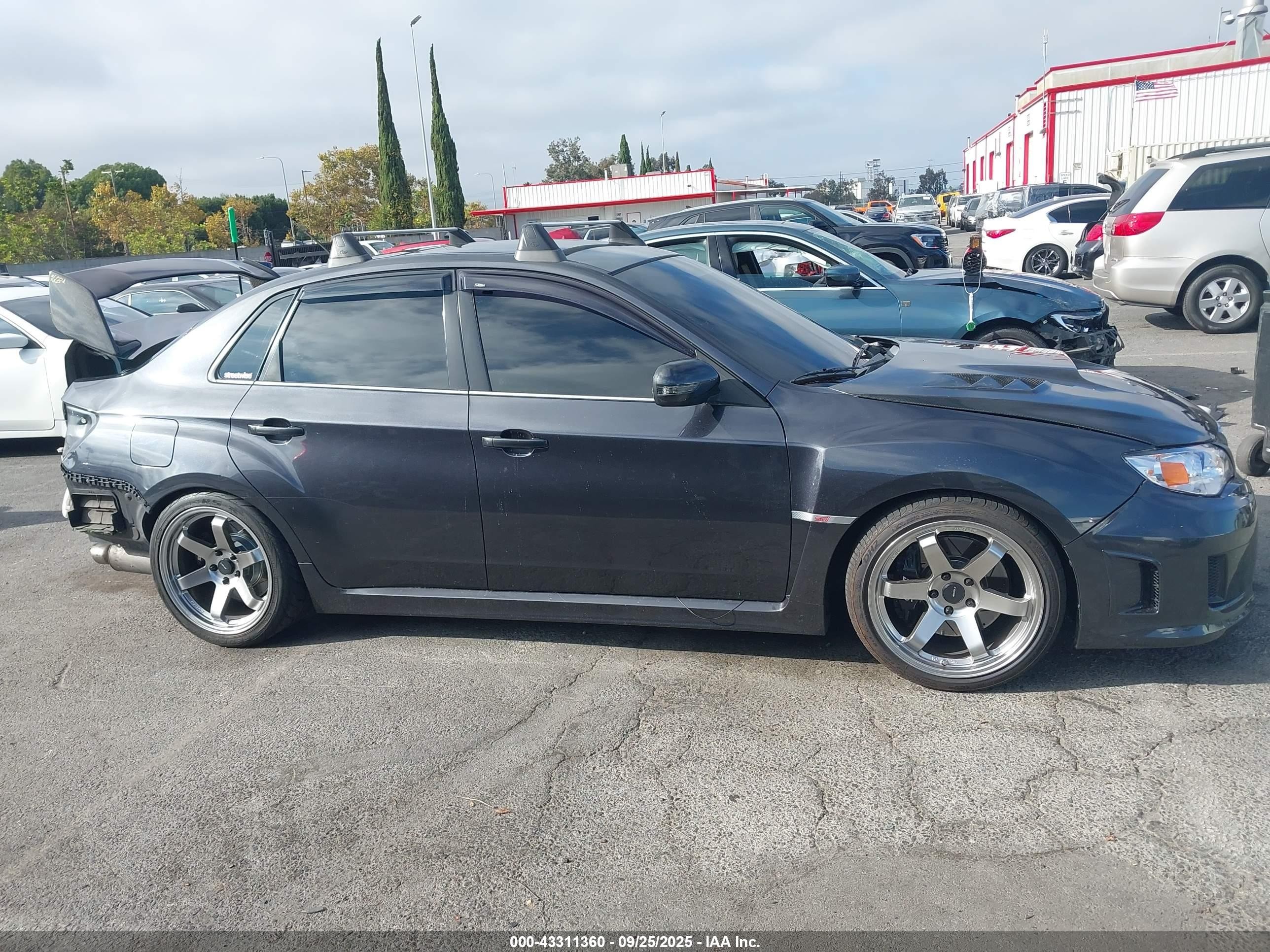 2012 Subaru Impreza Wrx Sti   Black vin: JF1GV8J68CL002623