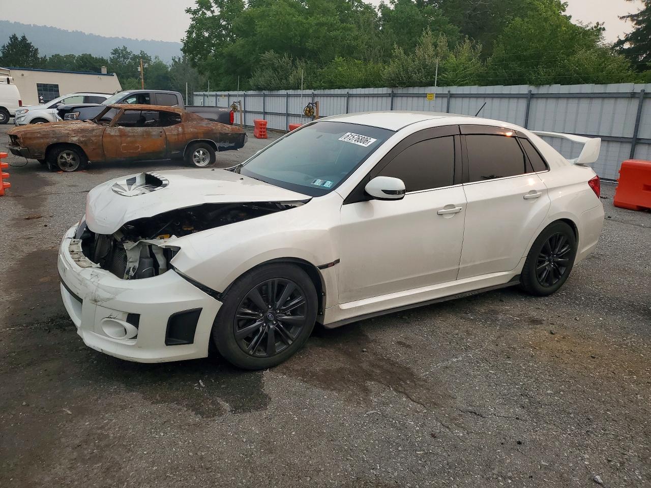2012 Subaru Impreza Wrx Sti White vin: JF1GV8J68CL013976