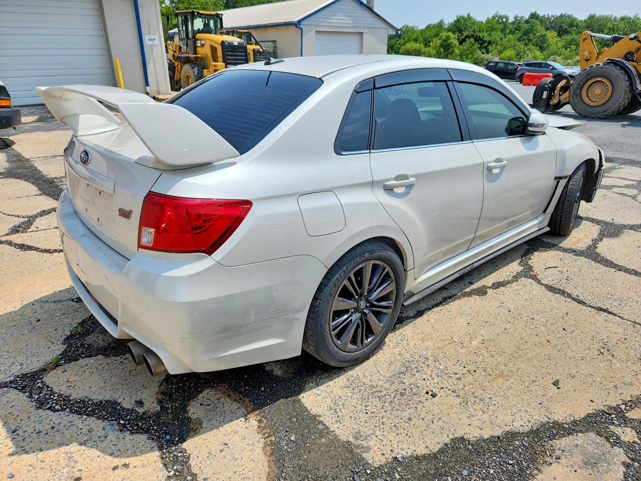 2012 Subaru Impreza Wrx Sti White vin: JF1GV8J68CL013976