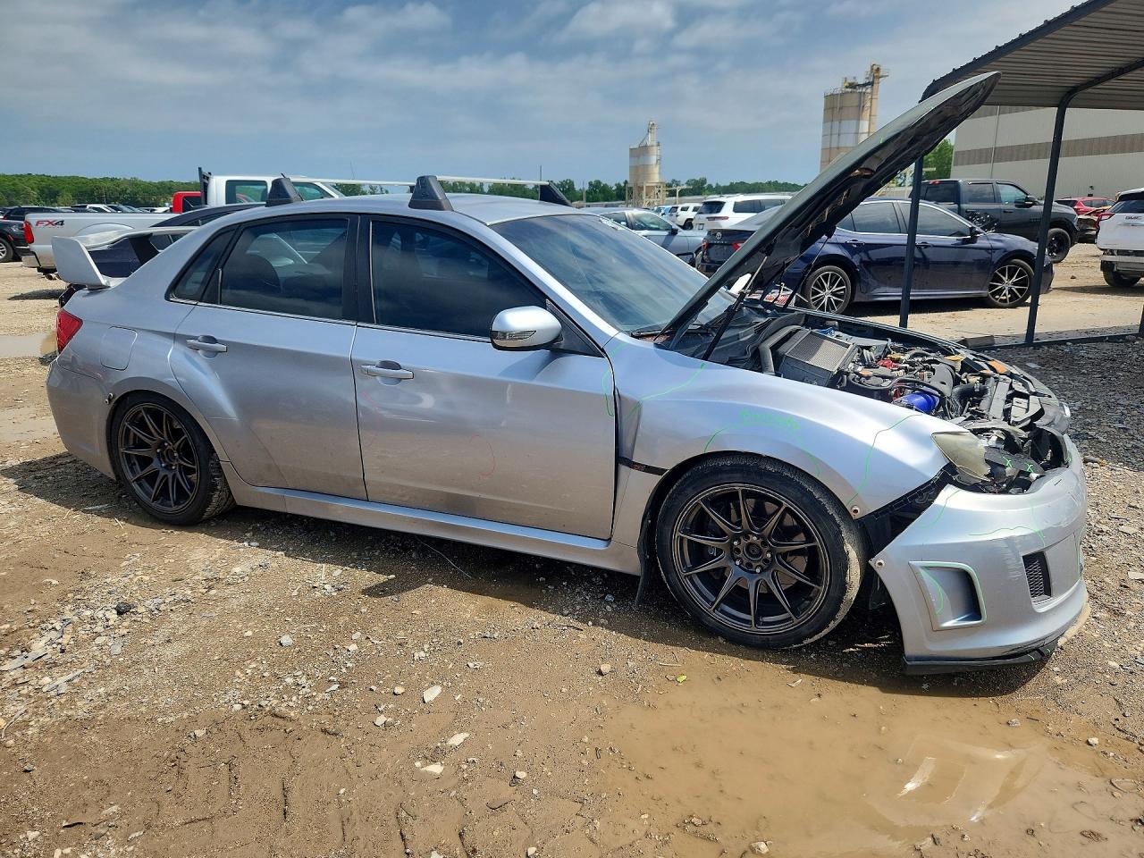 2013 Subaru Impreza Wrx Sti Silver vin: JF1GV8J68DL035168