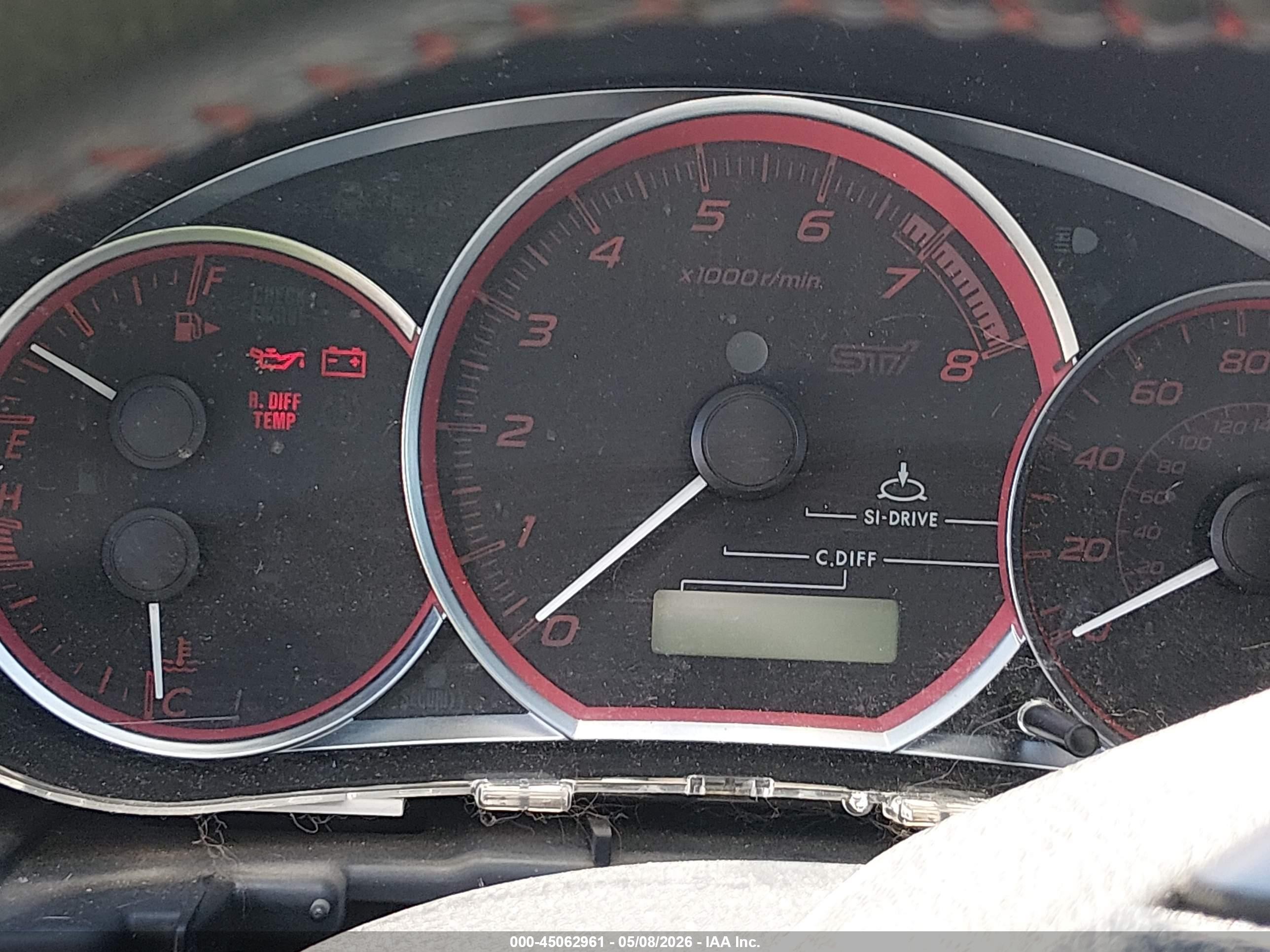 2012 Subaru Impreza Wrx Sti   Blue vin: JF1GV8J69CL002498