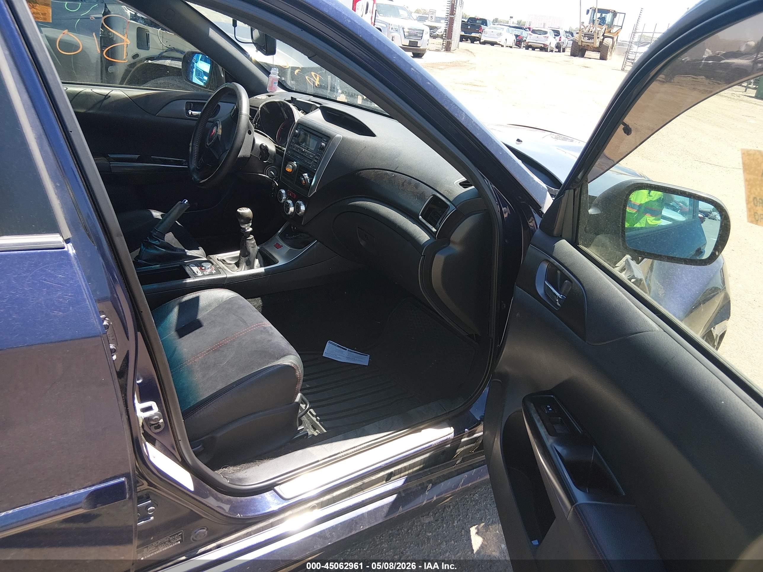 2012 Subaru Impreza Wrx Sti   Blue vin: JF1GV8J69CL002498