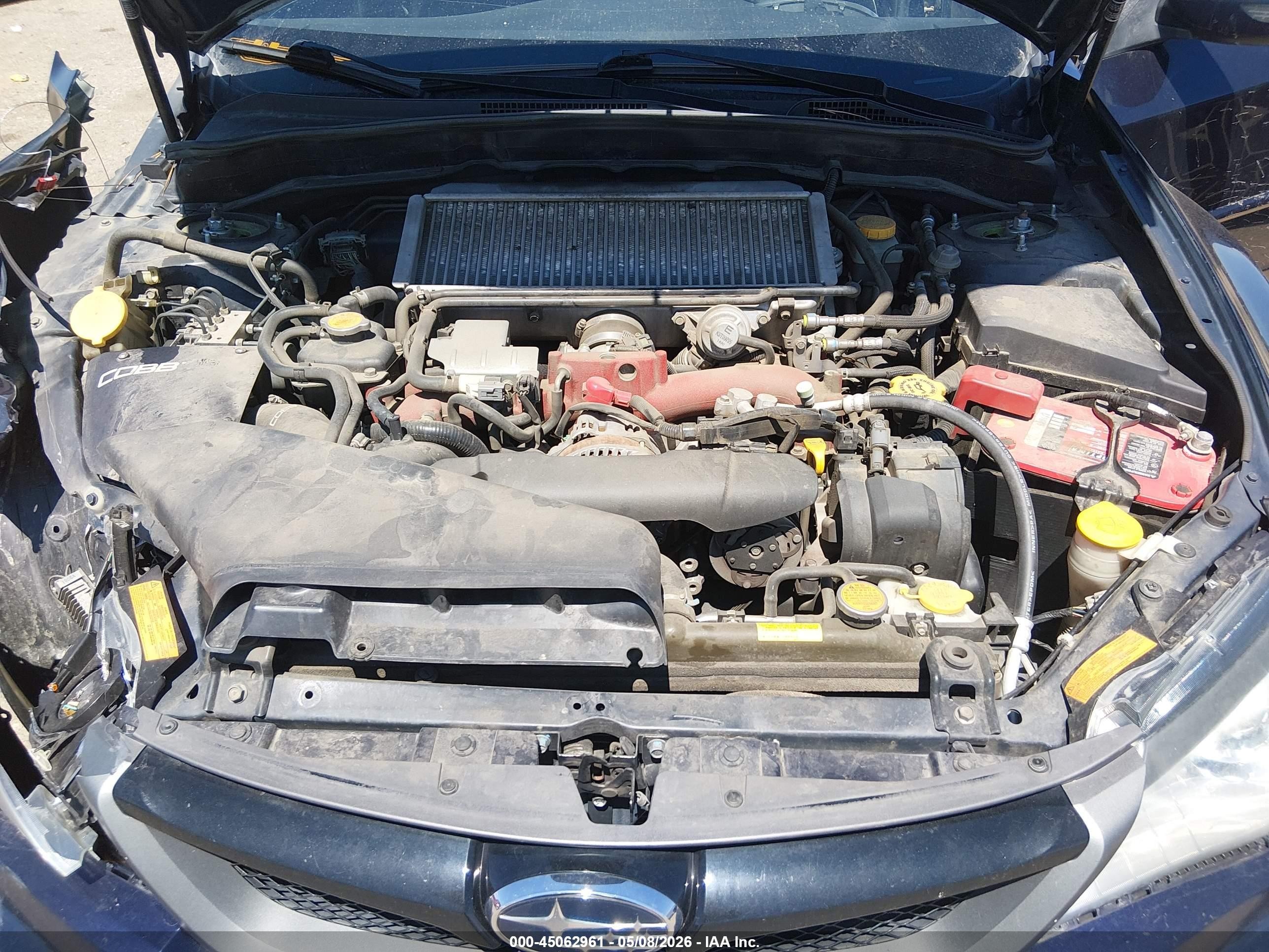 2012 Subaru Impreza Wrx Sti   Blue vin: JF1GV8J69CL002498