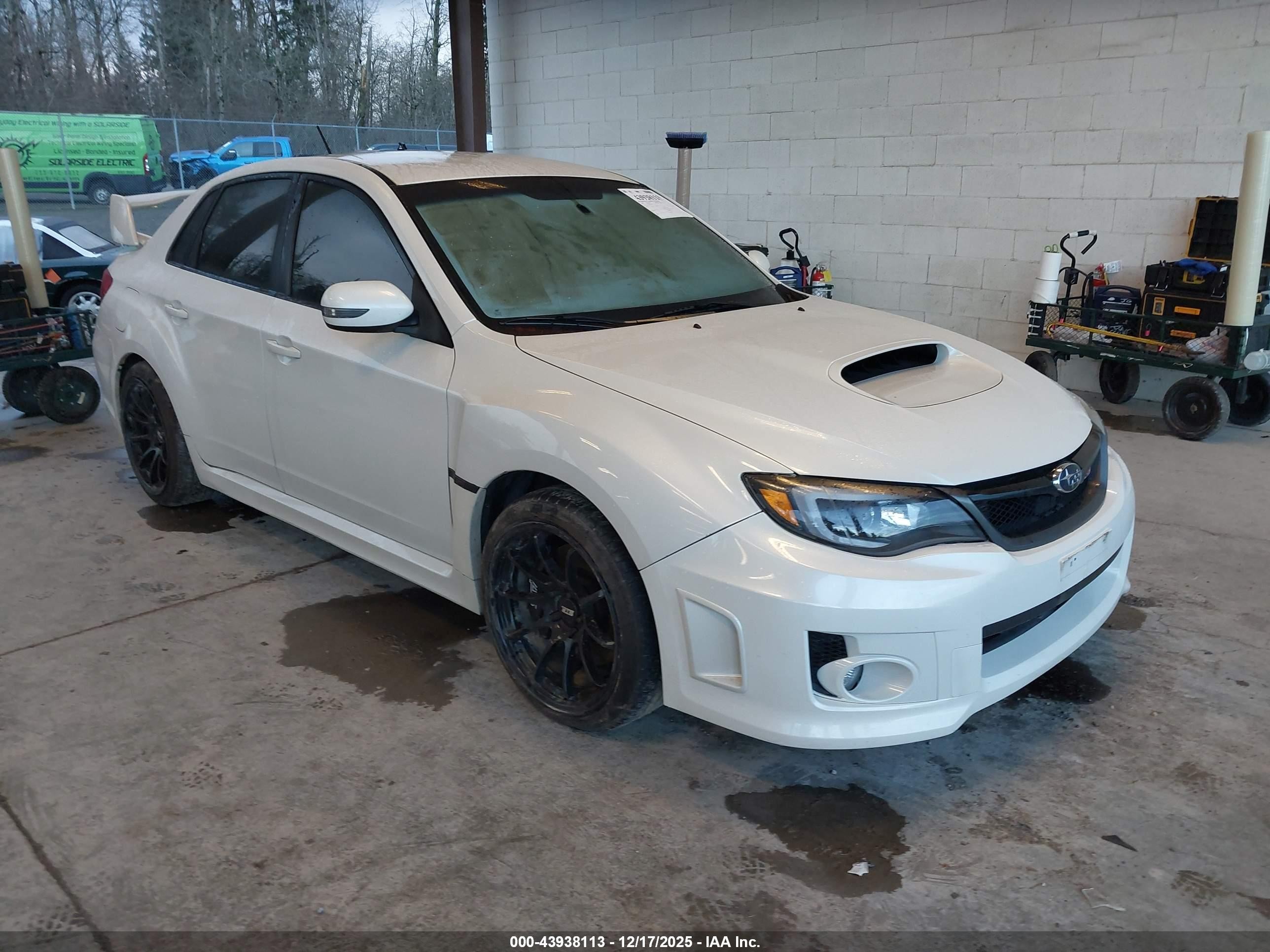 2012 Subaru Impreza Wrx   White vin: JF1GV8J6XCL023215
