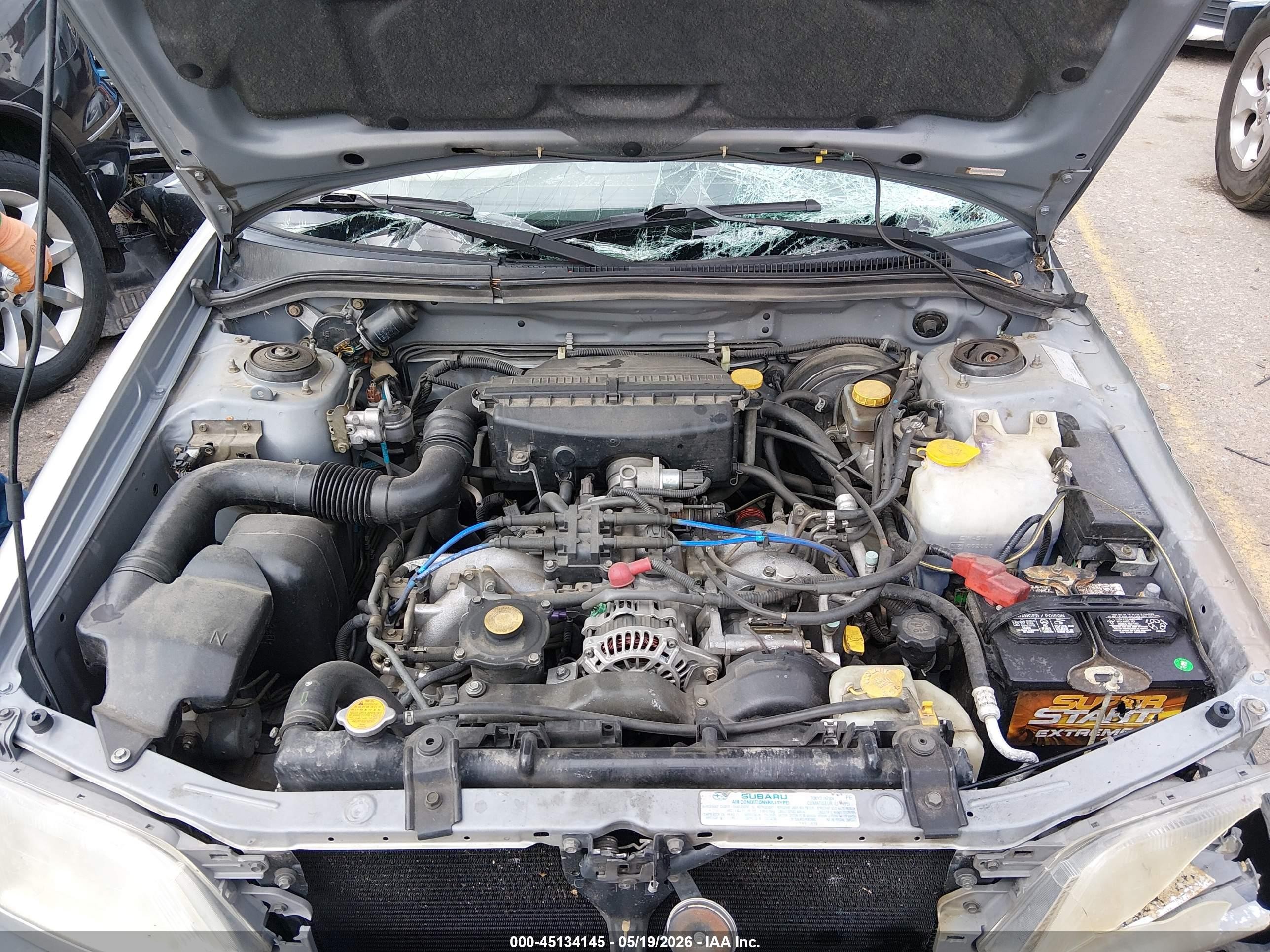 2001 Subaru Forester L Gray vin: JF1SF63501G720897