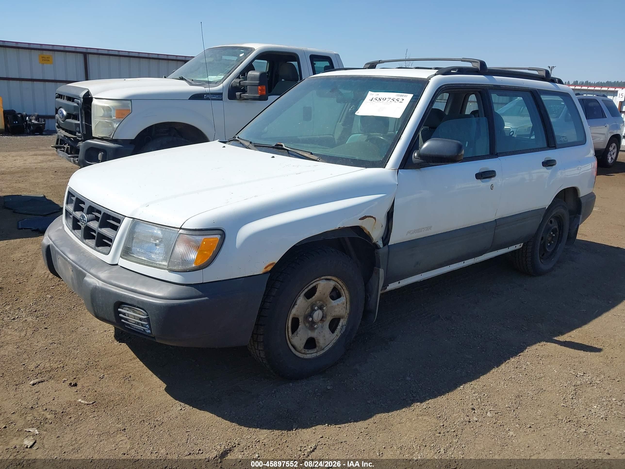 1999 Subaru Forester L Белый vin: JF1SF6350XH718215
