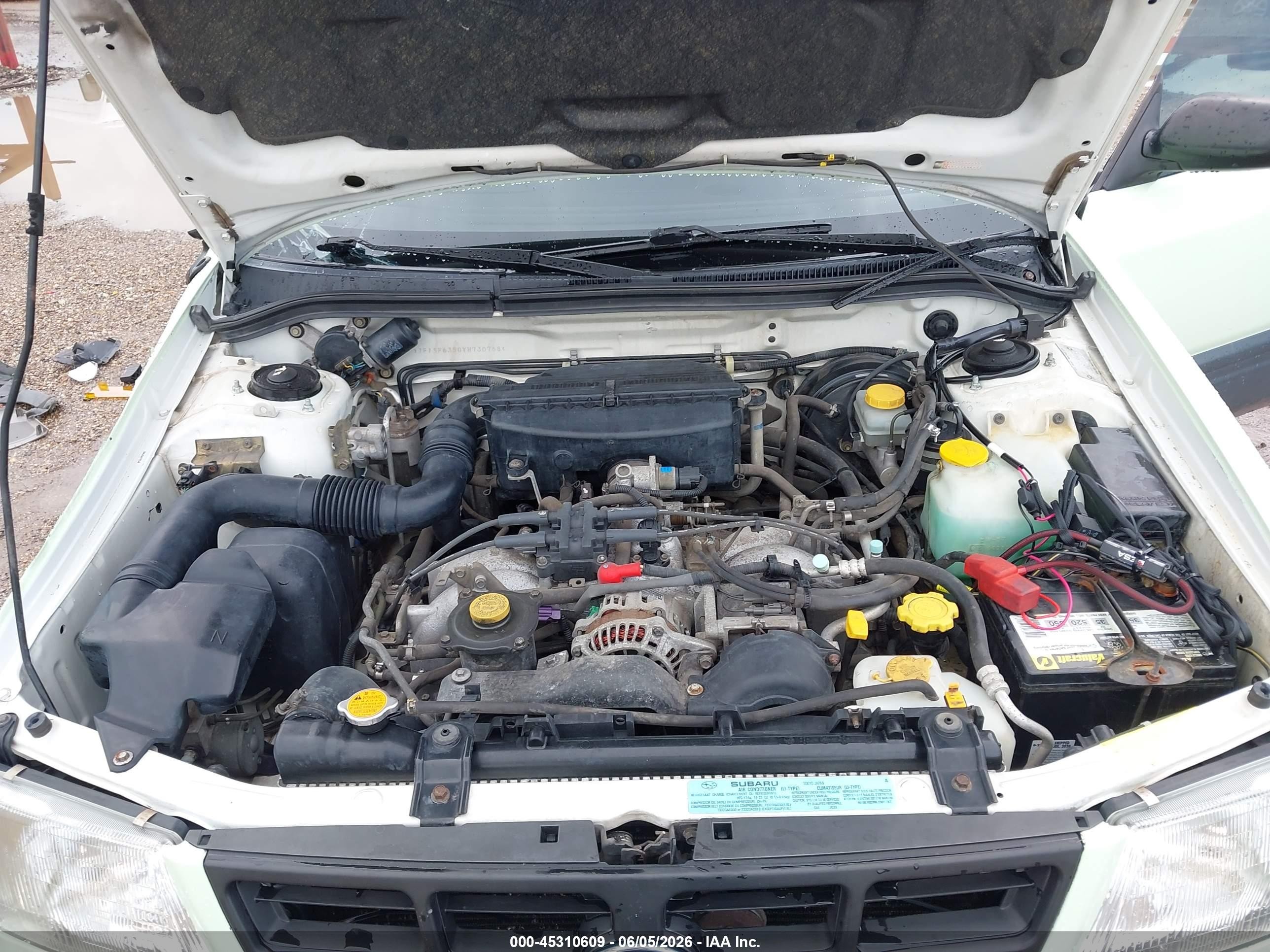 2000 Subaru Forester L Зеленый vin: JF1SF6350YH730768