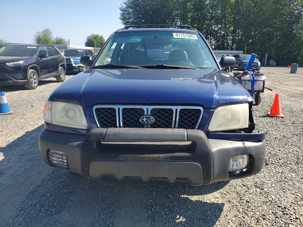2001 Subaru Forester L Blue vin: JF1SF63511H705884