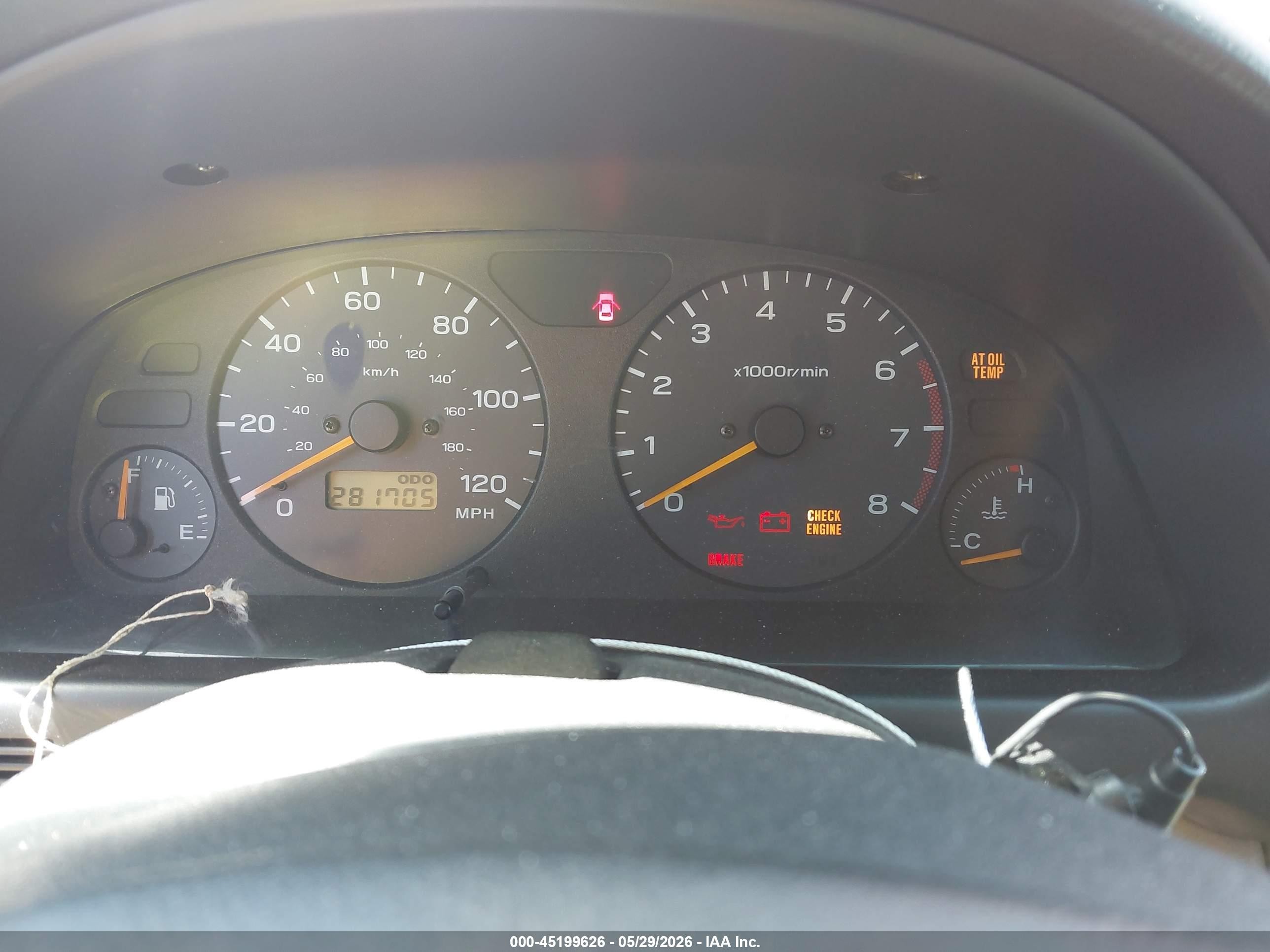 1999 Subaru Forester L Red vin: JF1SF6351XH743513