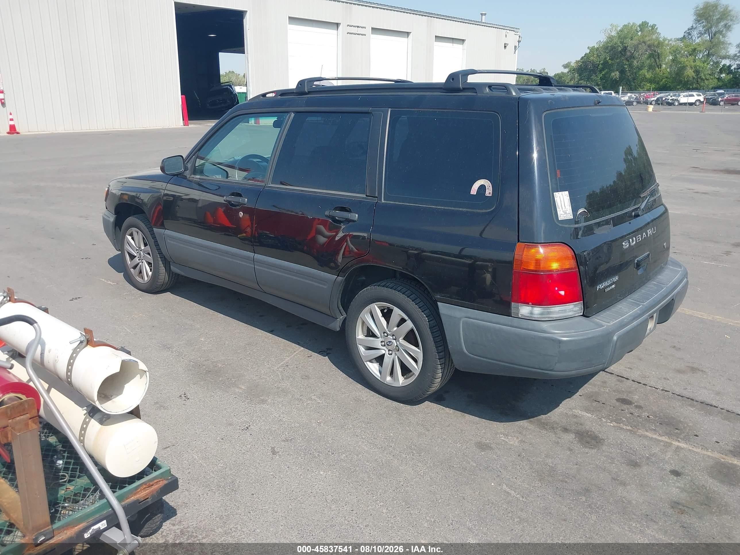 1999 Subaru Forester L Black vin: JF1SF6352XH716952