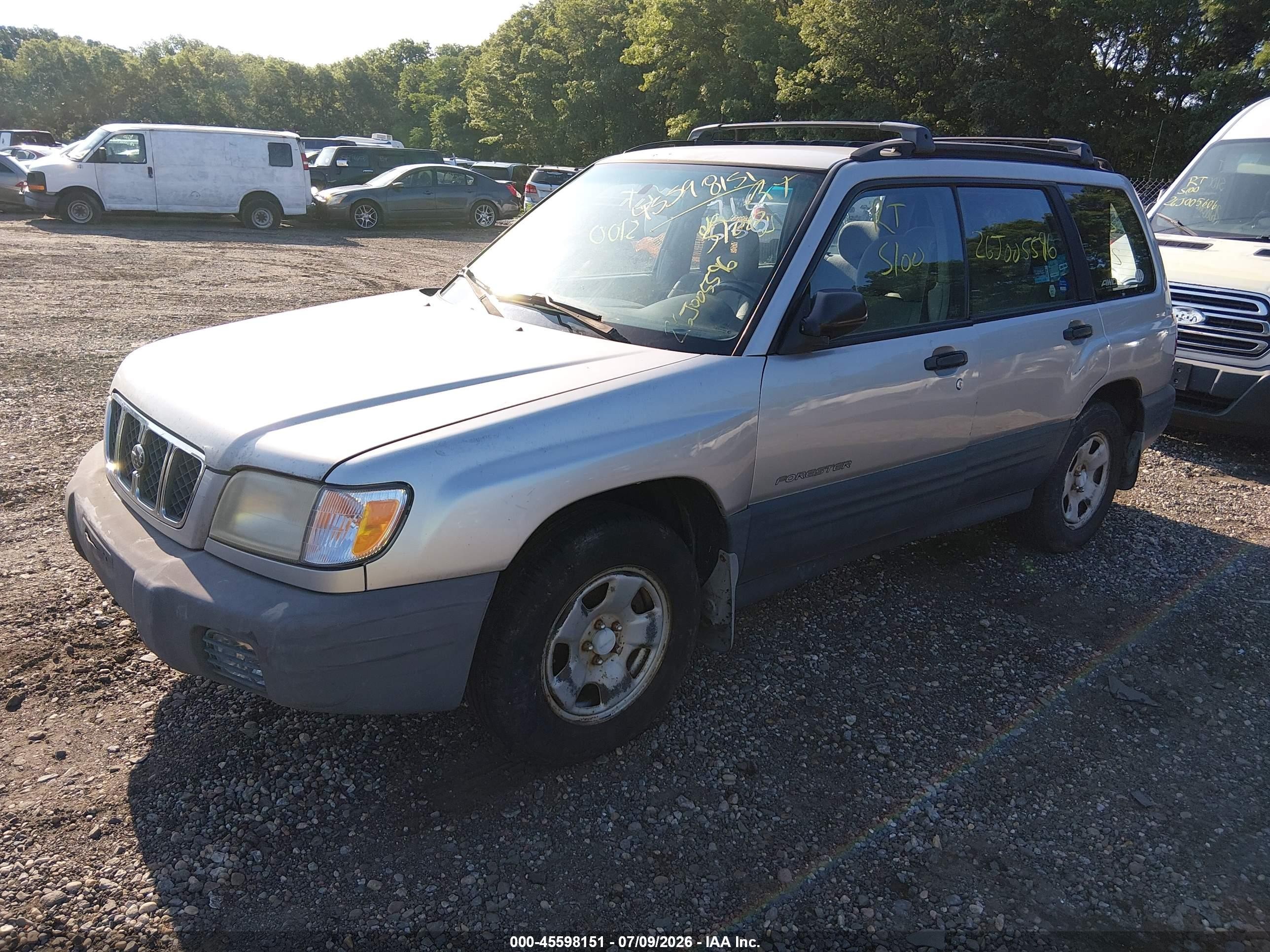 2001 Subaru Forester L Gray vin: JF1SF63531H716630