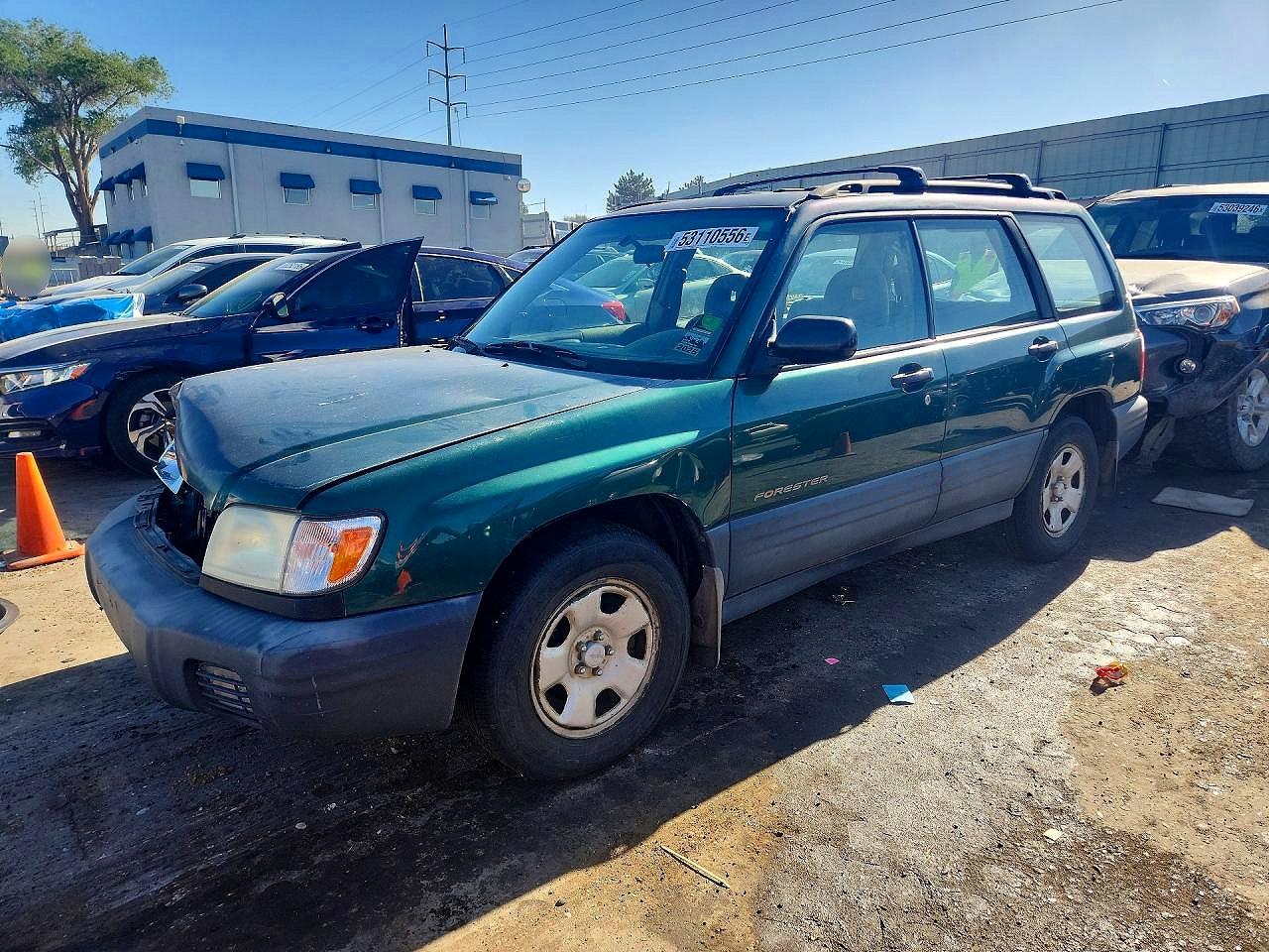 2001 Subaru Forester L Green vin: JF1SF63531H763463