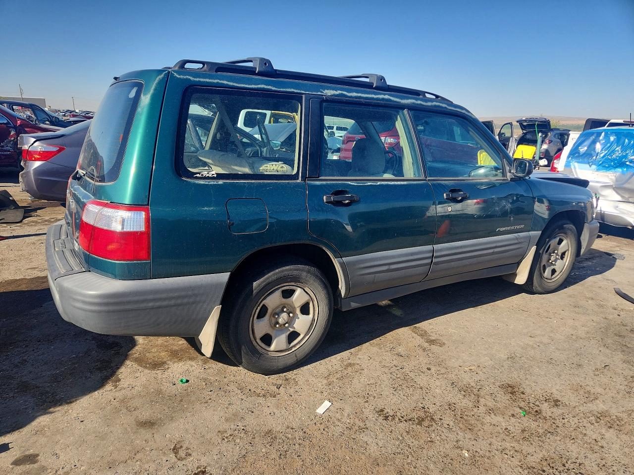 2001 Subaru Forester L Green vin: JF1SF63531H763463