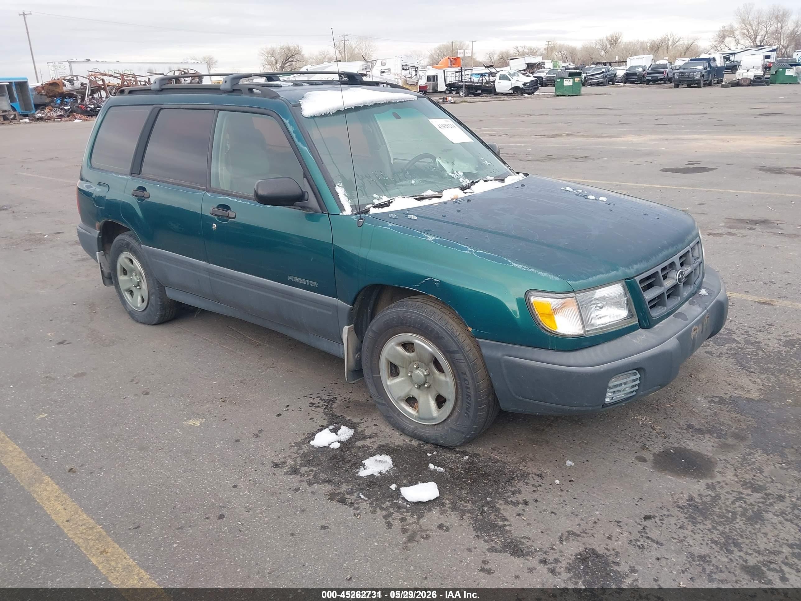 1999 Subaru Forester L Зеленый vin: JF1SF6353XG714844