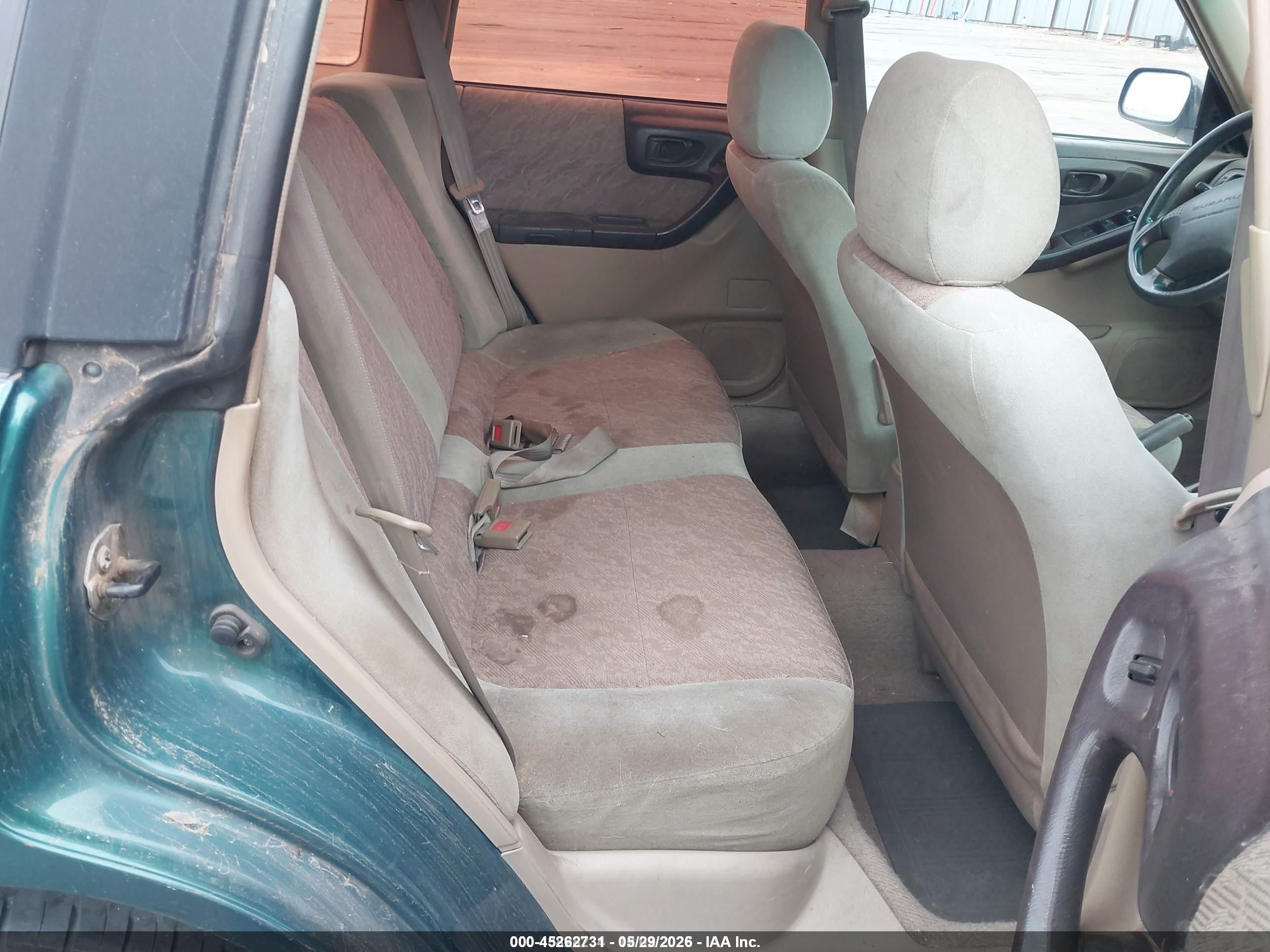 1999 Subaru Forester L Green vin: JF1SF6353XG714844
