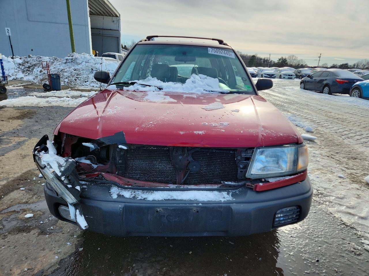 1999 Subaru Forester L Red vin: JF1SF6353XH732898