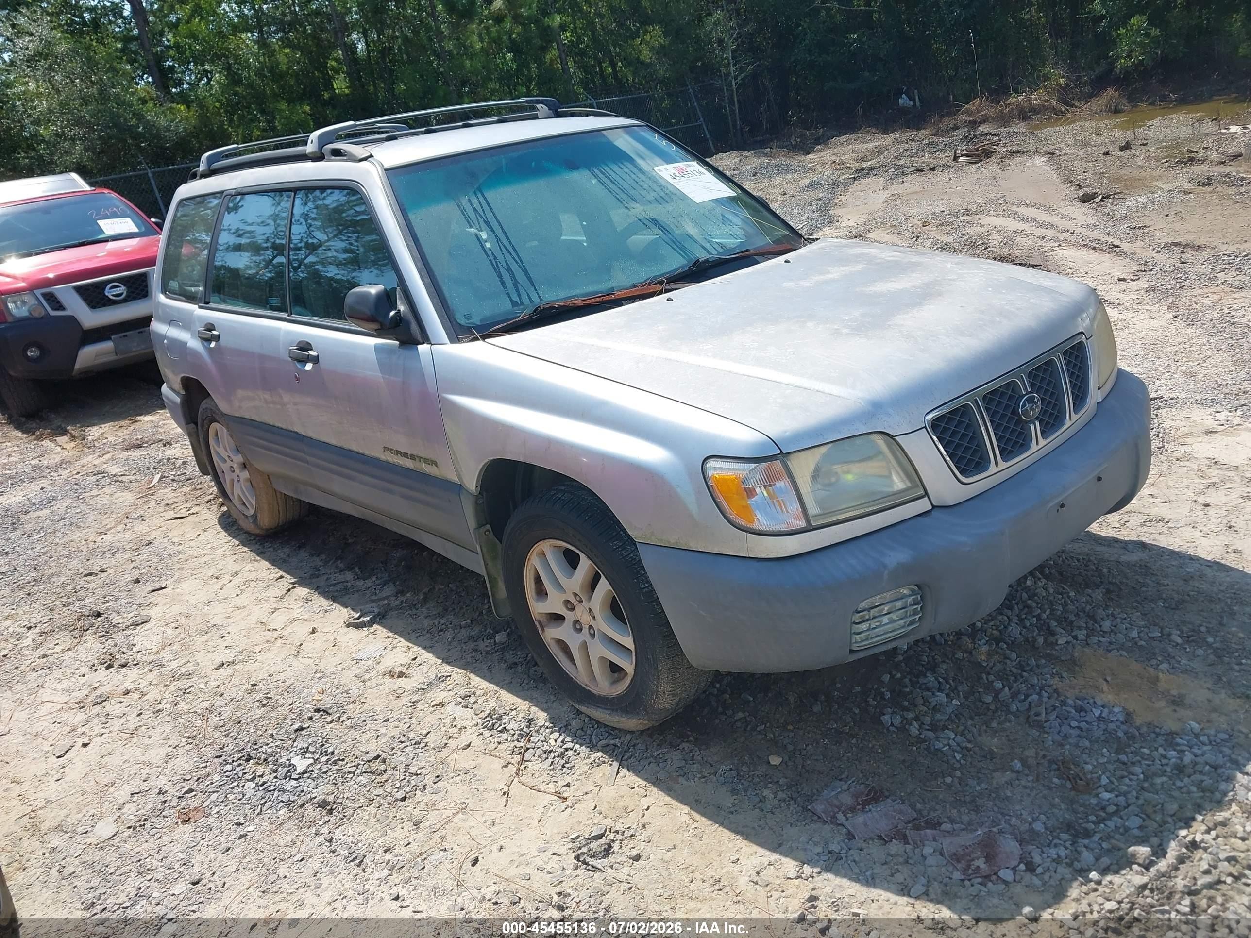 2002 Subaru Forester L Серый vin: JF1SF63542H741585