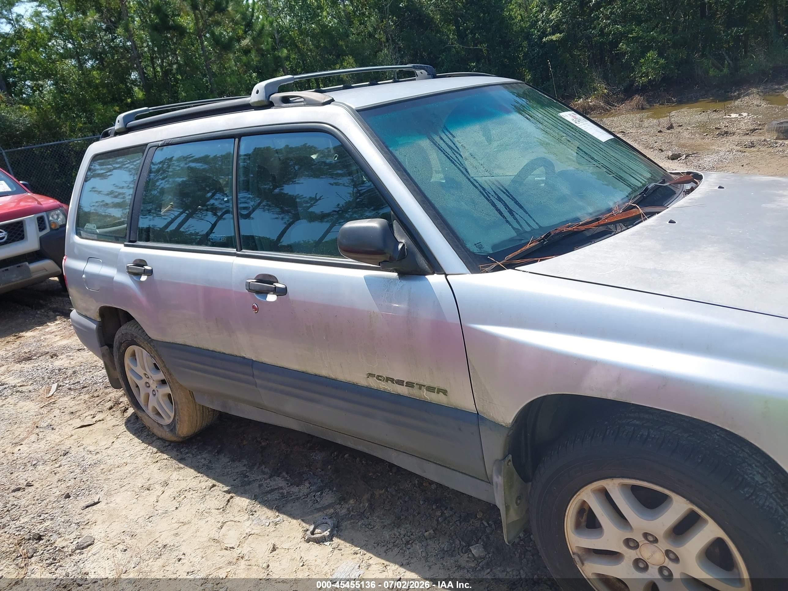 2002 Subaru Forester L Серый vin: JF1SF63542H741585
