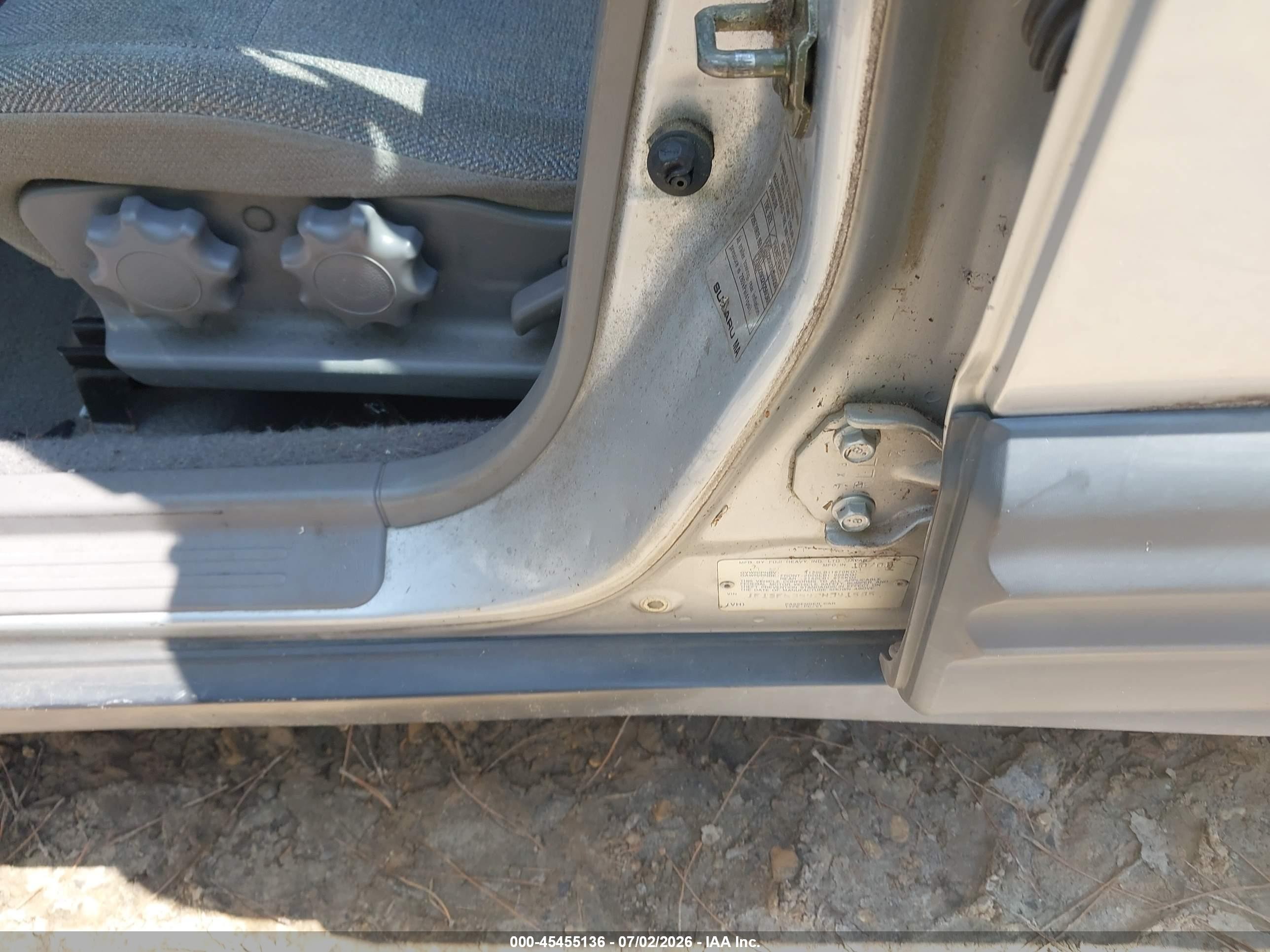 2002 Subaru Forester L Серый vin: JF1SF63542H741585