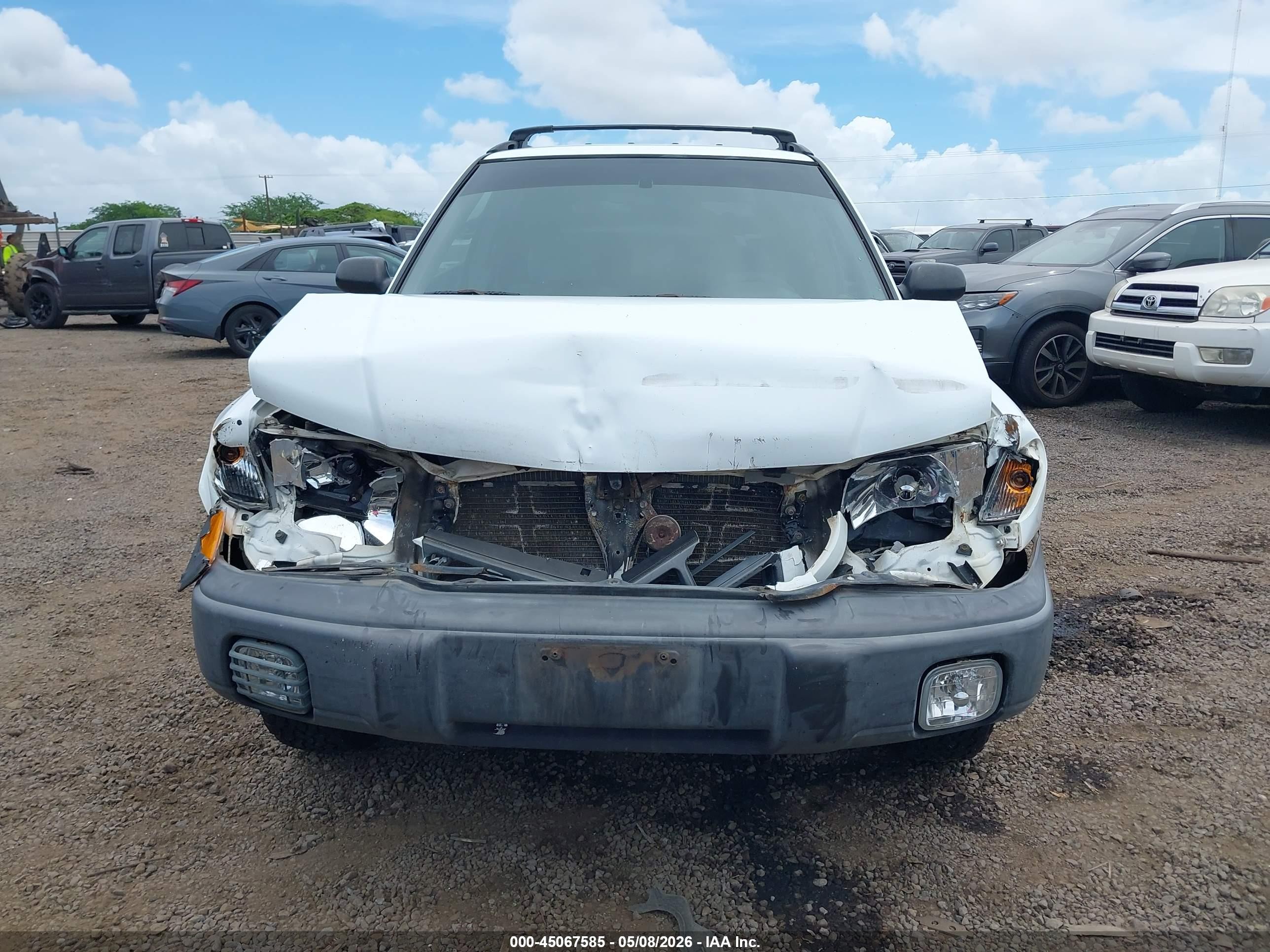 2000 Subaru Forester L White vin: JF1SF6354YH726190