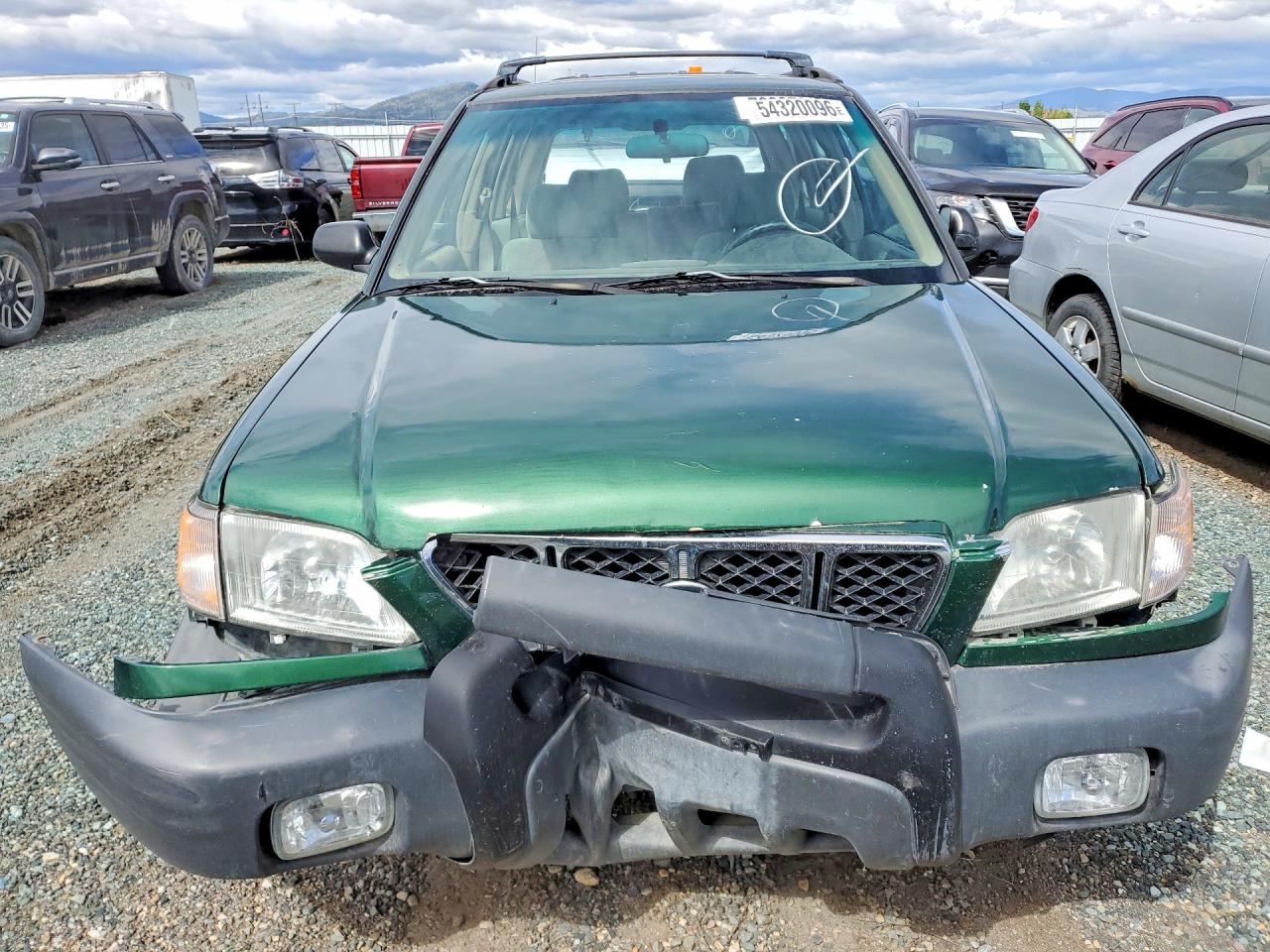 2002 Subaru Forester L Green vin: JF1SF63562H748361