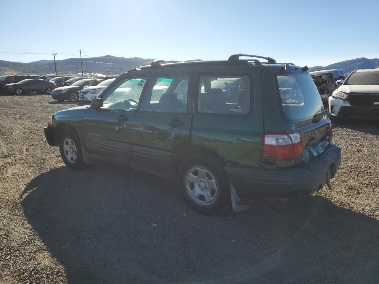 2002 Subaru Forester L Green vin: JF1SF63562H748361