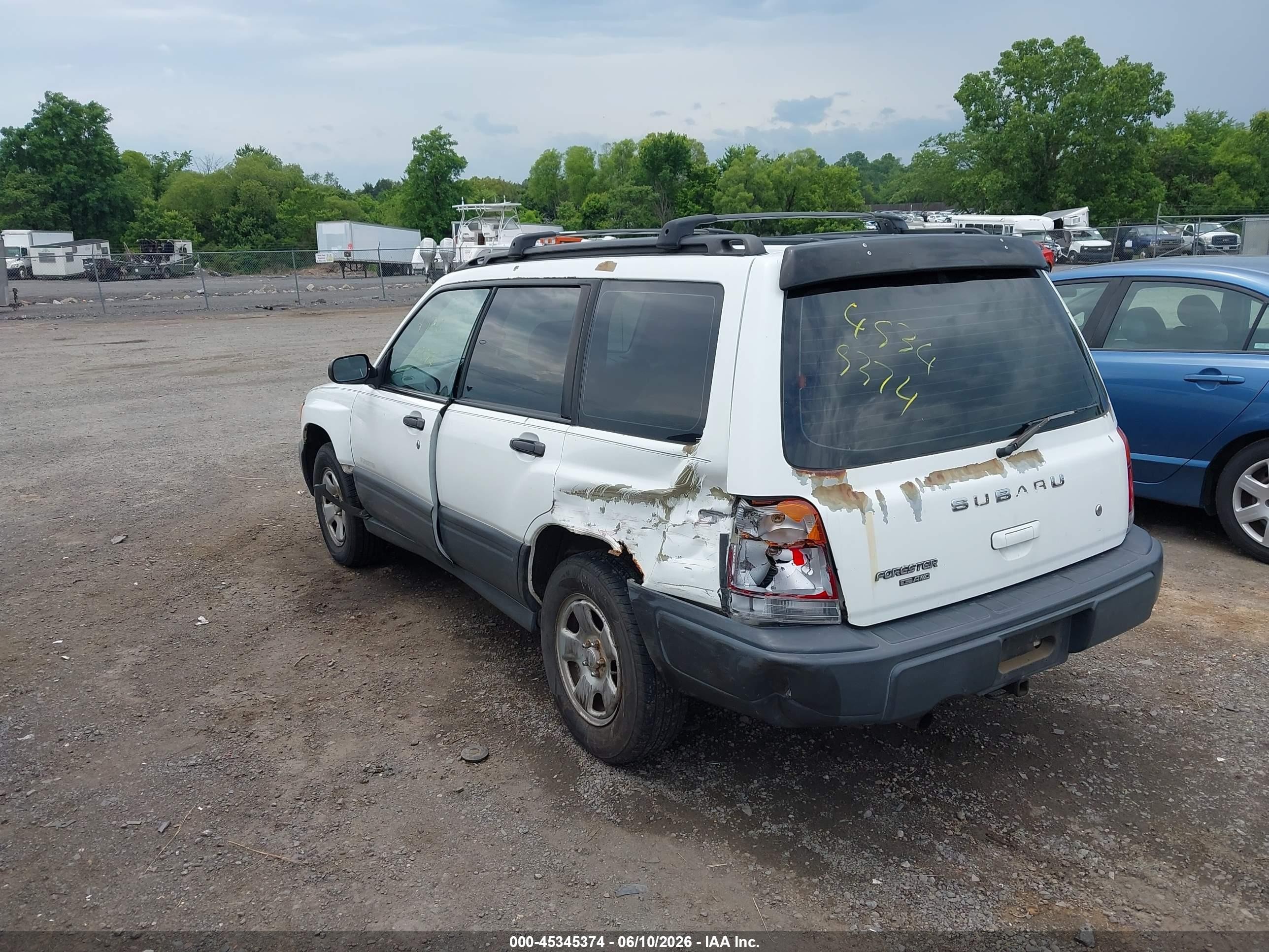 1998 Subaru Forester L Белый vin: JF1SF6356WH706715
