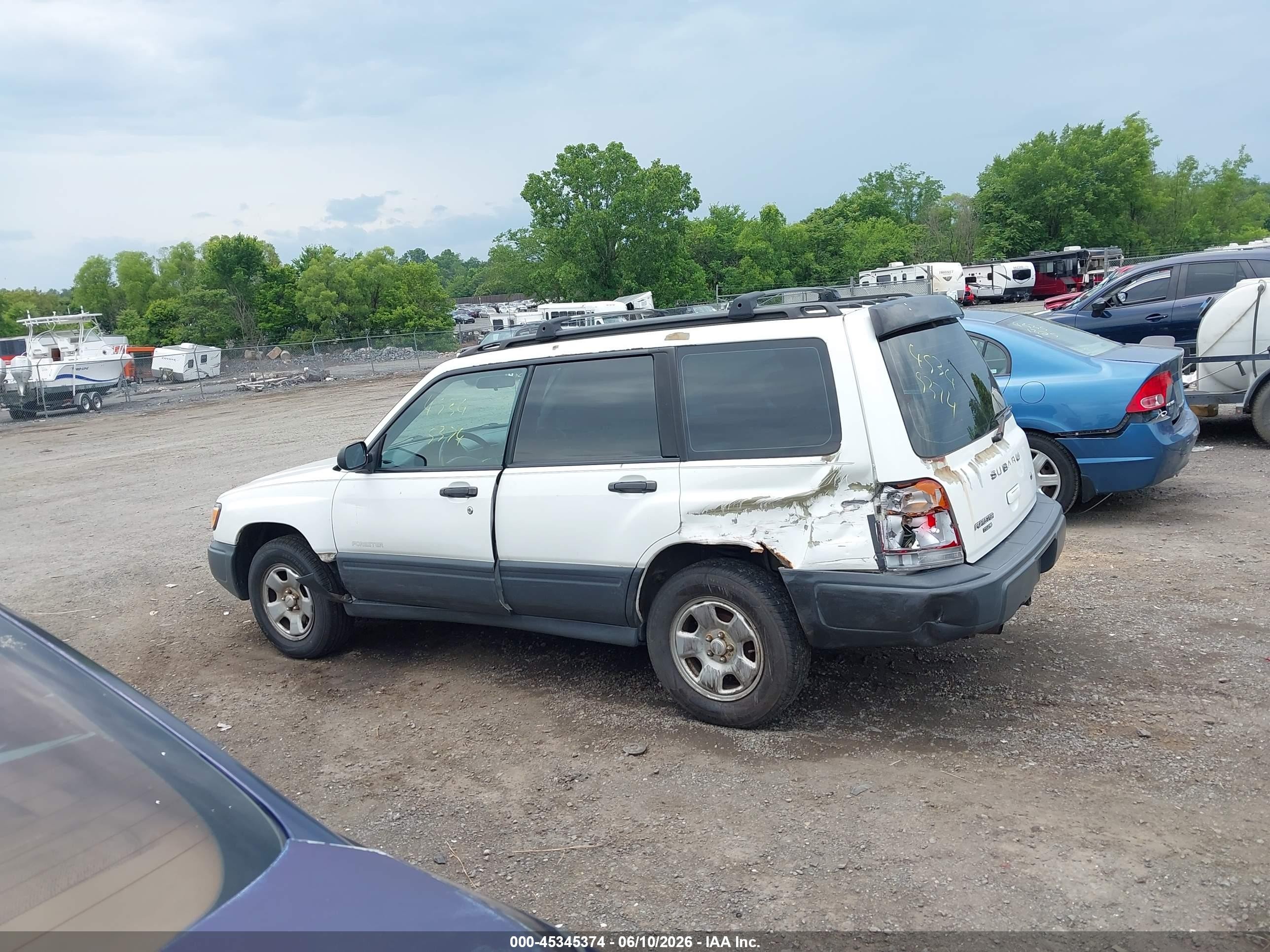 1998 Subaru Forester L Белый vin: JF1SF6356WH706715