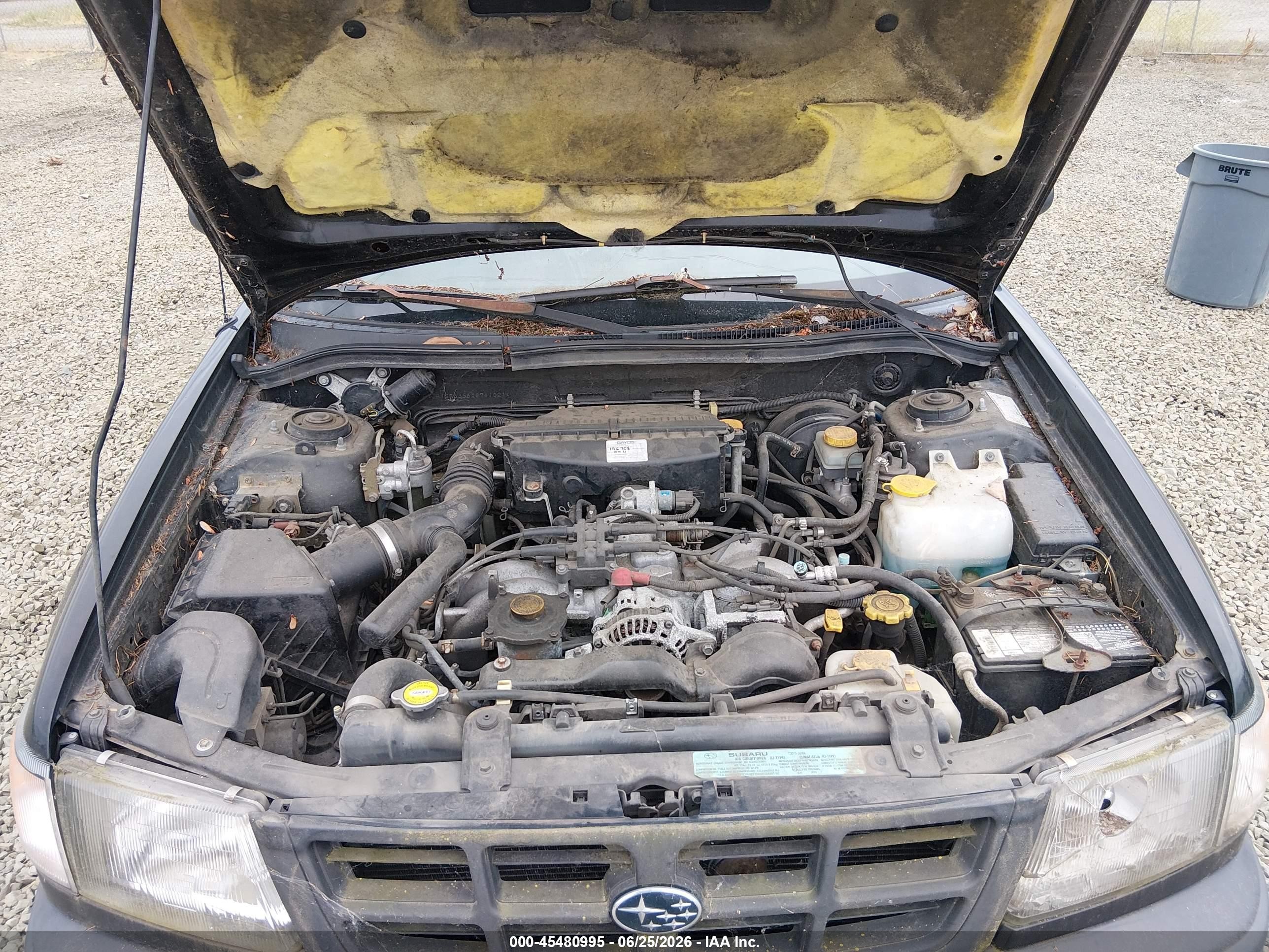 1999 Subaru Forester L Black vin: JF1SF6356XG741021
