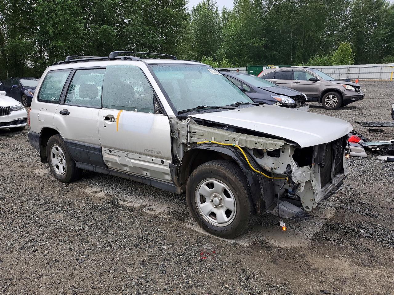 1999 Subaru Forester L Silver vin: JF1SF6356XH703489