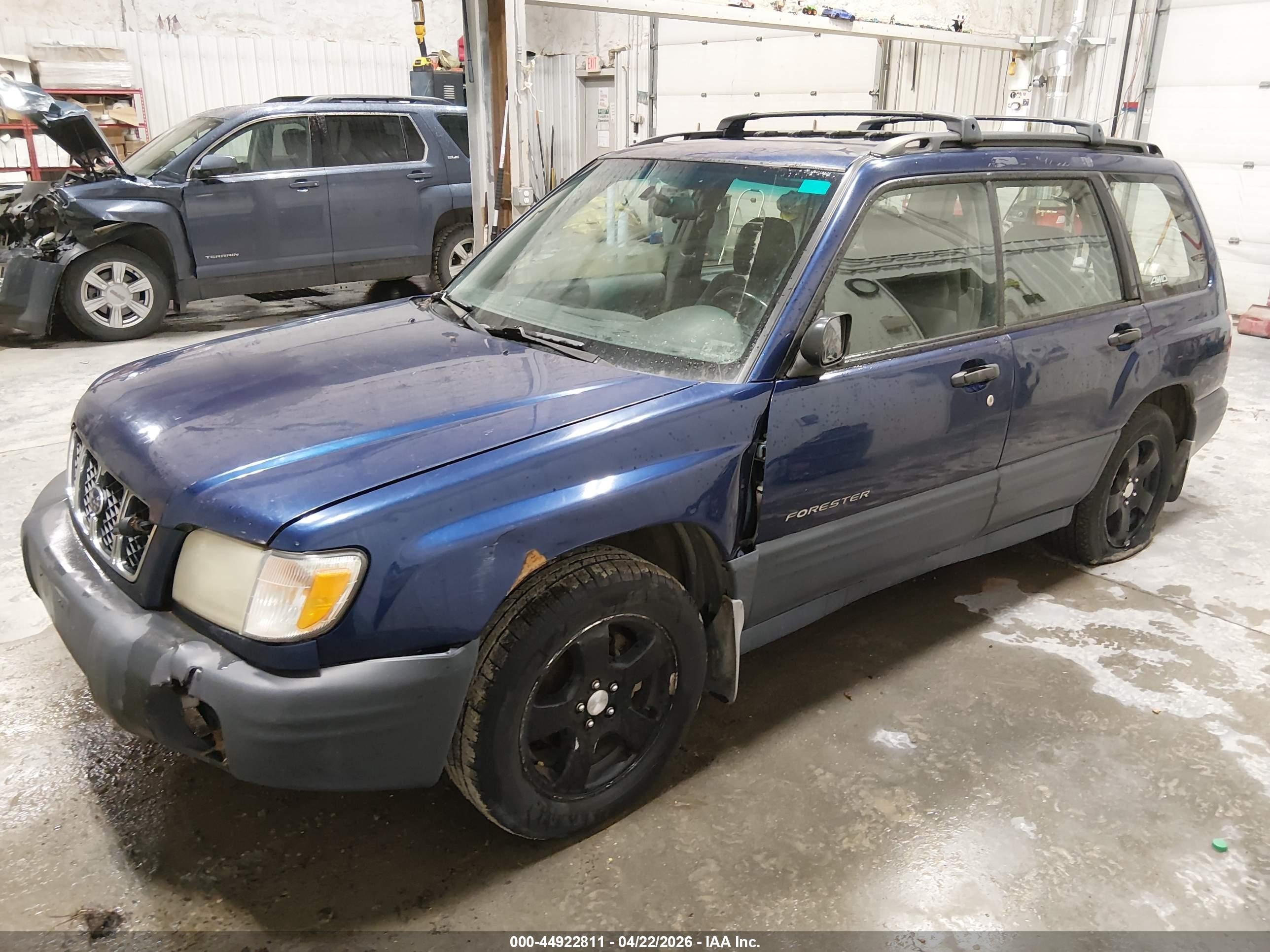 2001 Subaru Forester L Blue vin: JF1SF63571G768073