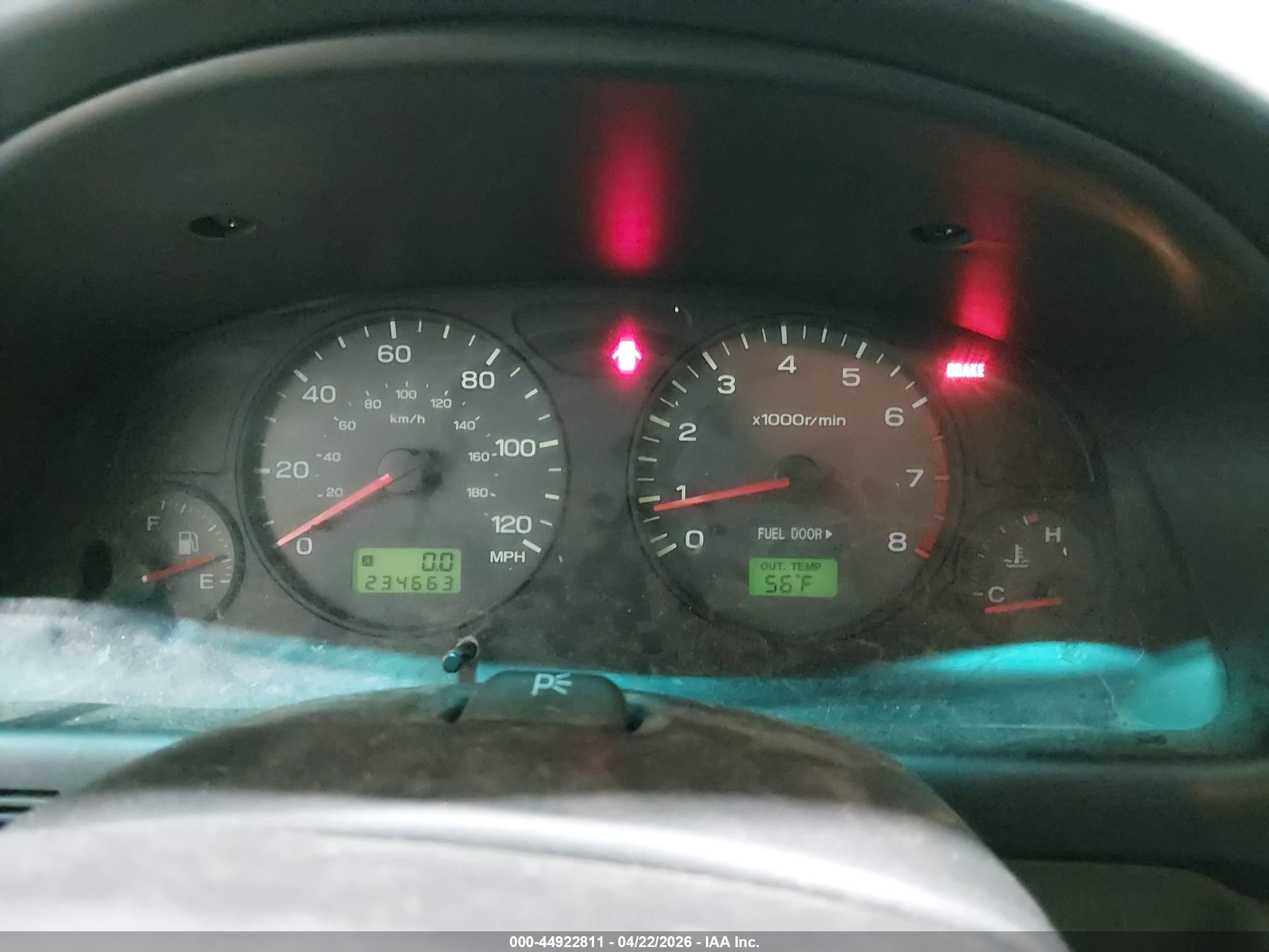 2001 Subaru Forester L Blue vin: JF1SF63571G768073