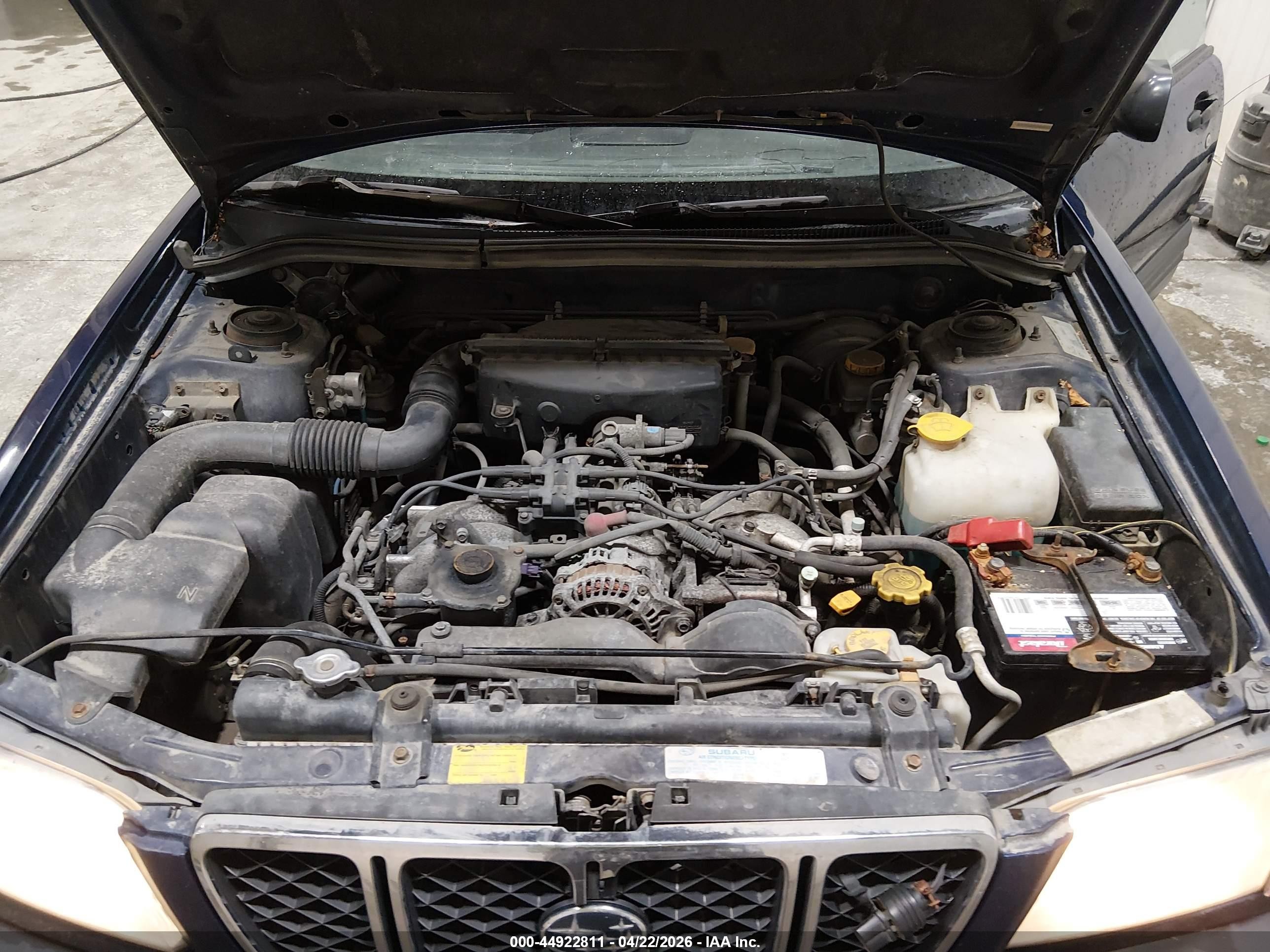 2001 Subaru Forester L Blue vin: JF1SF63571G768073