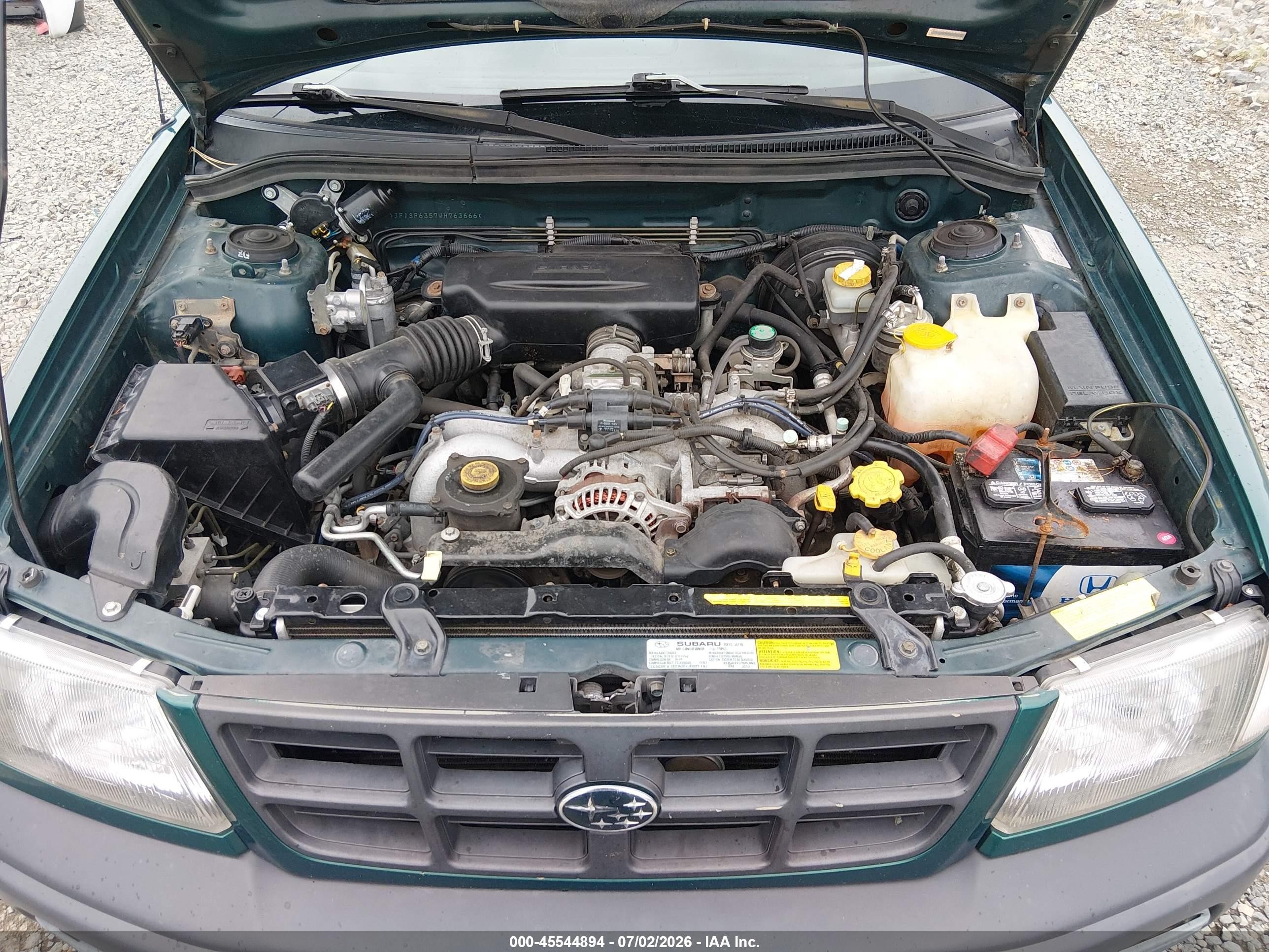 1998 Subaru Forester L Зеленый vin: JF1SF6357WH763666