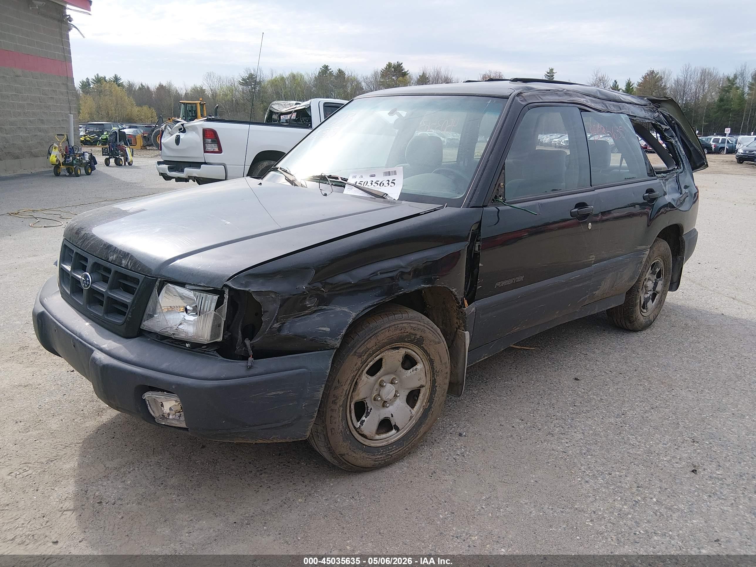 1999 Subaru Forester L Black vin: JF1SF6357XH744844