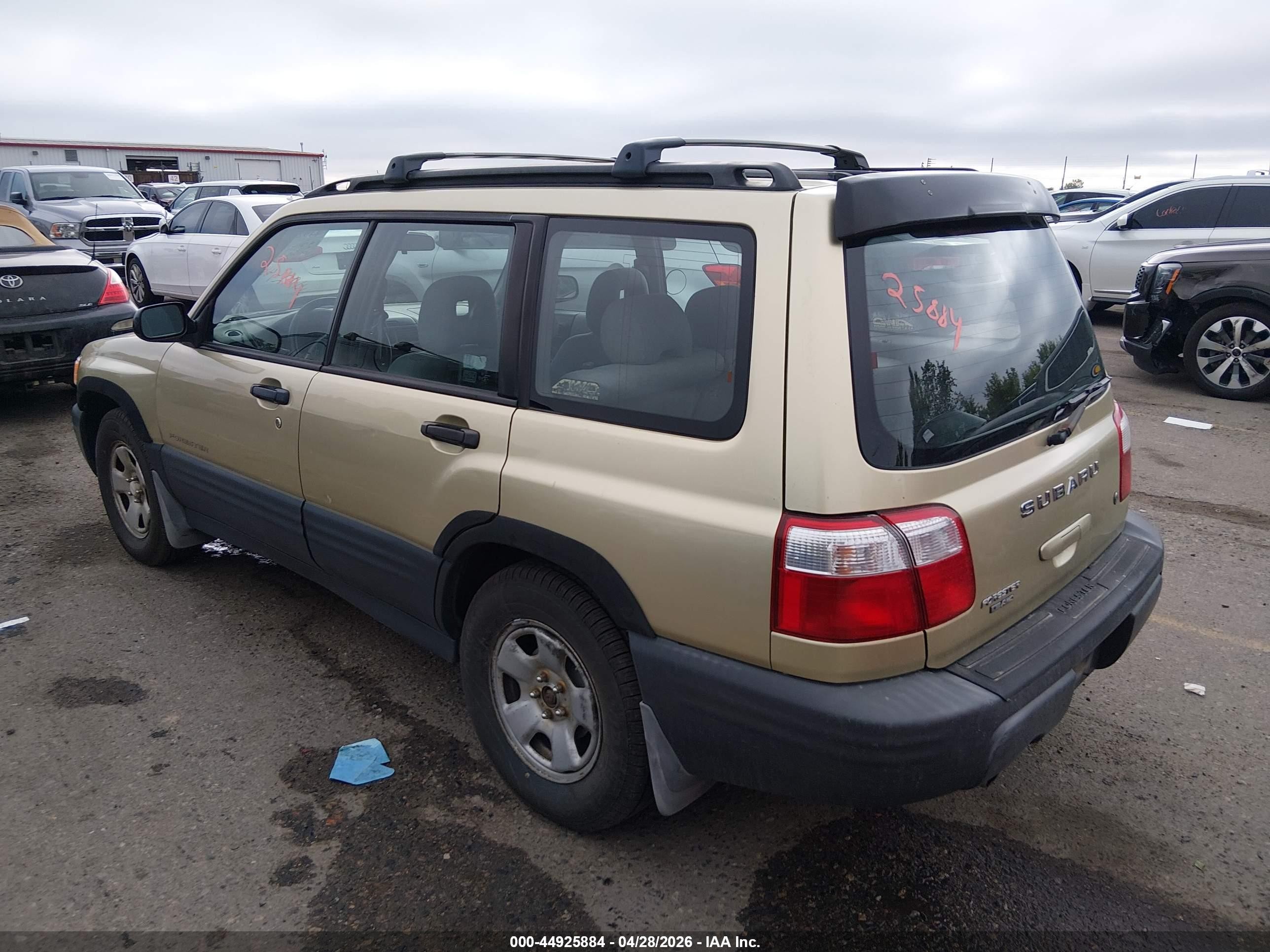2001 Subaru Forester L Green vin: JF1SF63581H711245