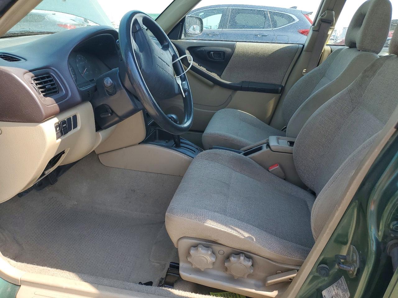 2002 Subaru Forester L Green vin: JF1SF63582H726376