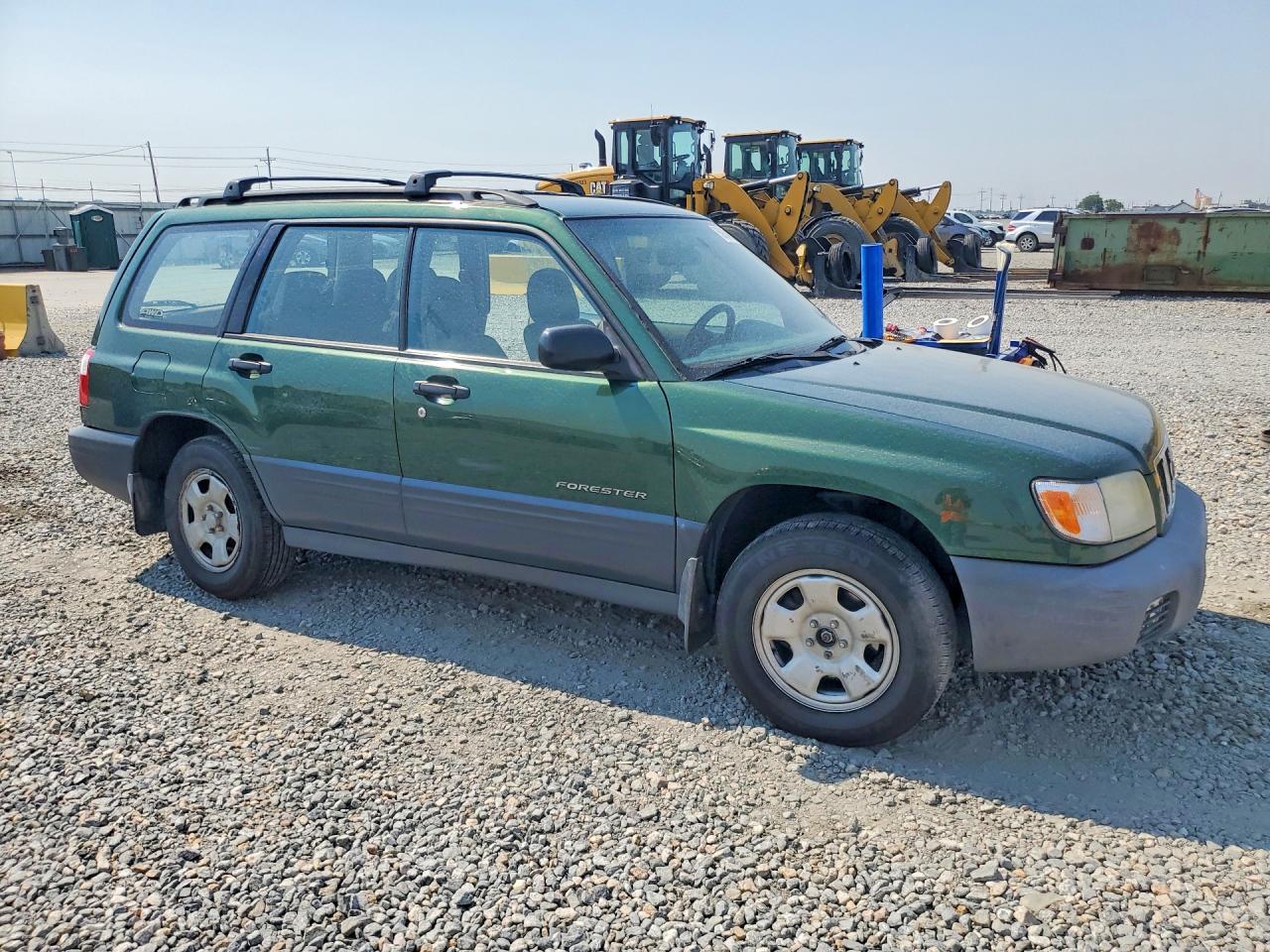 2002 Subaru Forester L Green vin: JF1SF63582H726376