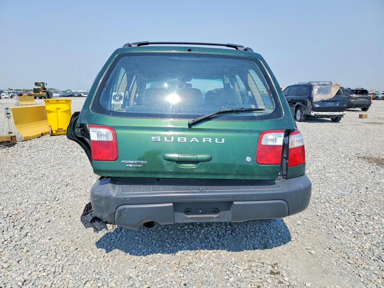 2002 Subaru Forester L Green vin: JF1SF63582H726376