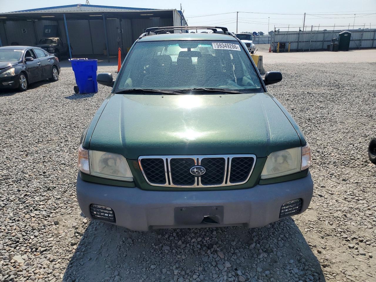 2002 Subaru Forester L Green vin: JF1SF63582H726376