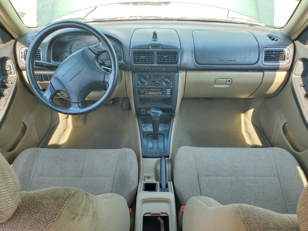 2002 Subaru Forester L Green vin: JF1SF63582H726376