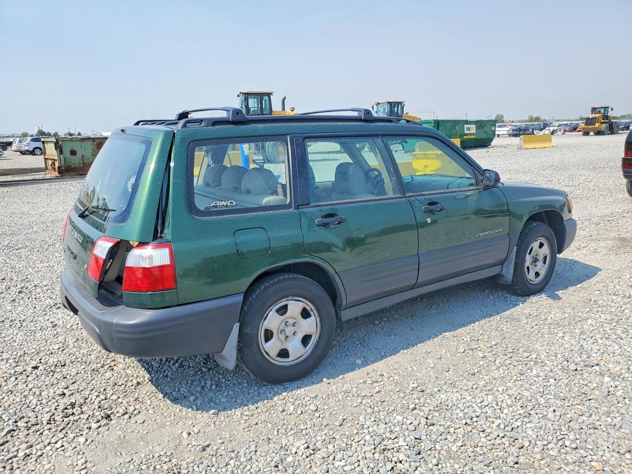 2002 Subaru Forester L Green vin: JF1SF63582H726376