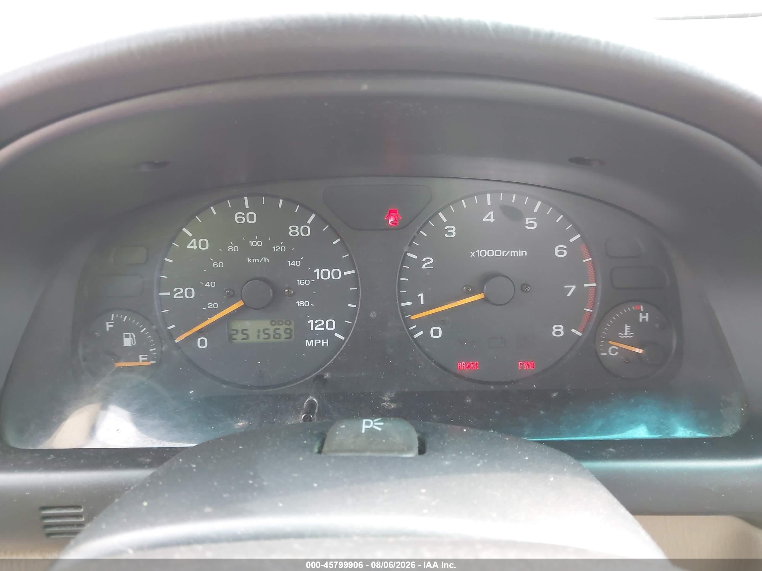 1999 Subaru Forester L Red vin: JF1SF6358XH743203